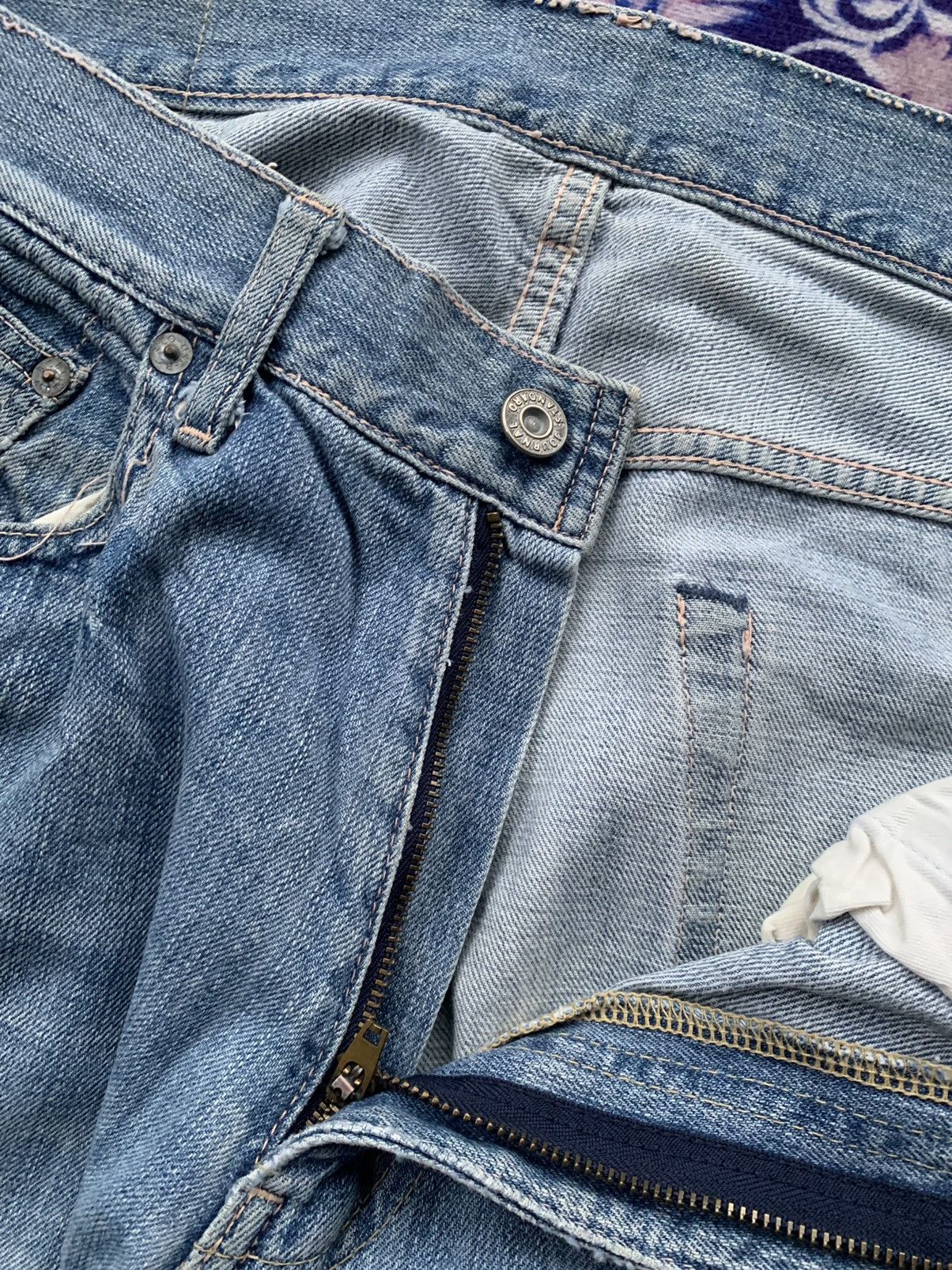Japanese Brand Journal Standard Faded Wash Denim Size US 34 / EU 50 - 5 Thumbnail