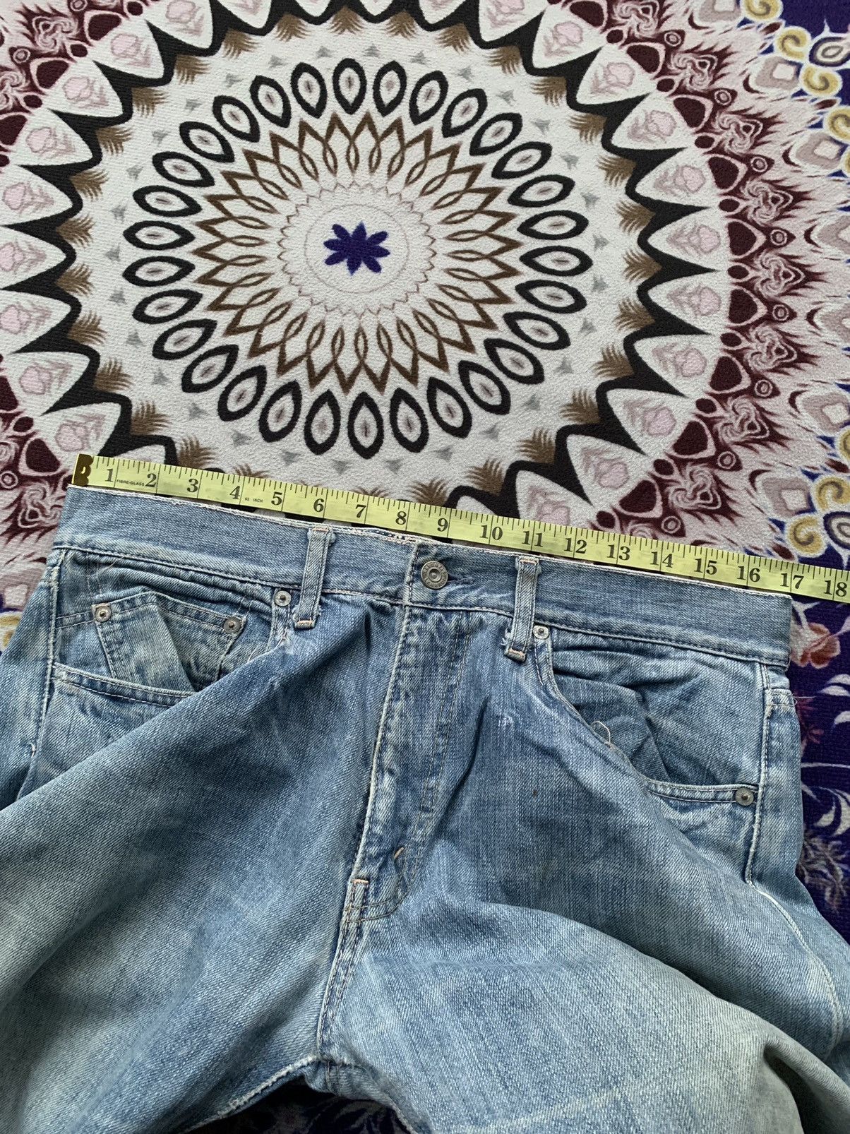 Japanese Brand Journal Standard Faded Wash Denim Size US 34 / EU 50 - 13 Thumbnail