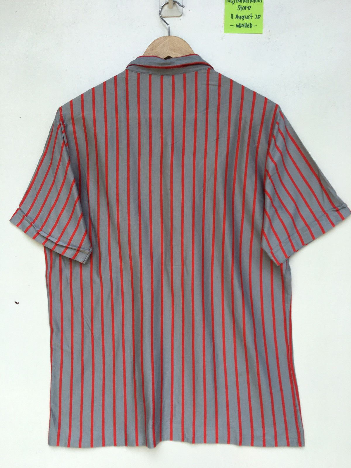Lanvin Vintage Lanvin Collection Geometric Stripes Collared Shirt Size US M / EU 48-50 / 2 - 5 Thumbnail