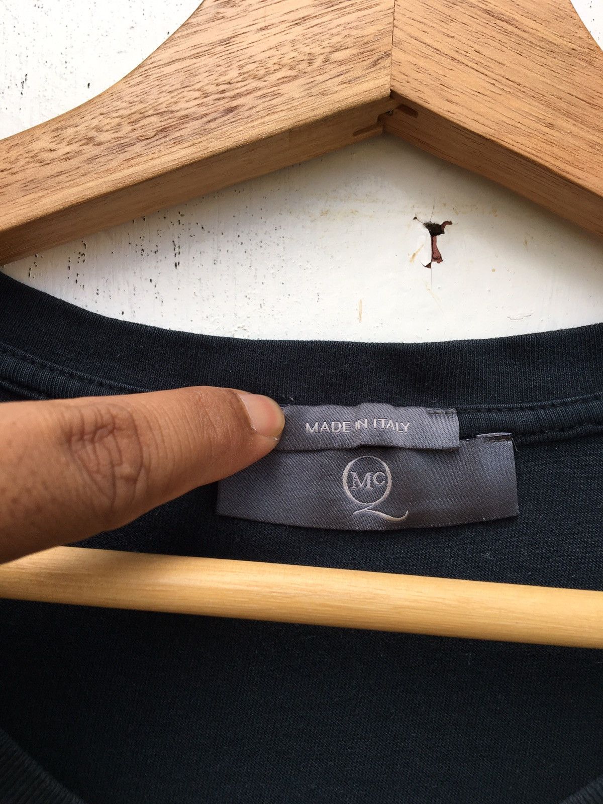 Alexander McQueen Rare MCQ by Alexander McQueen Black Graphic Tee Size US M / EU 48-50 / 2 - 6 Thumbnail