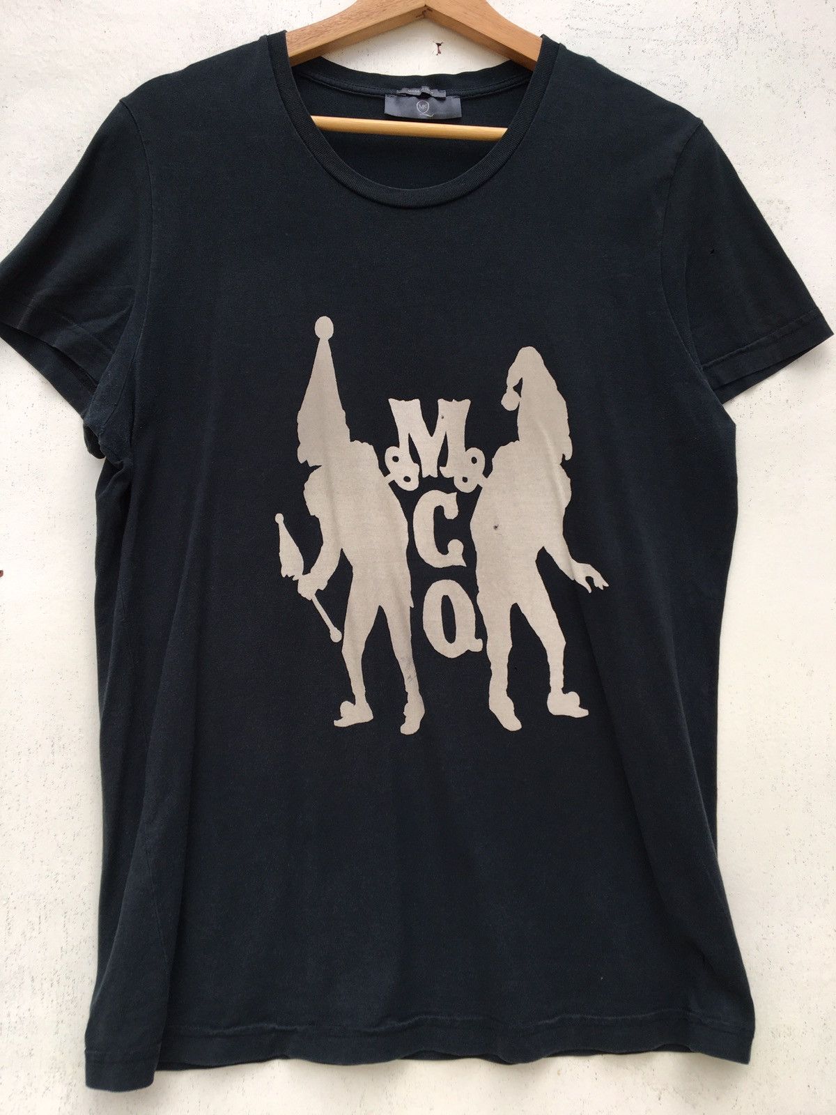 Alexander McQueen Rare MCQ by Alexander McQueen Black Graphic Tee Size US M / EU 48-50 / 2 - 4 Thumbnail