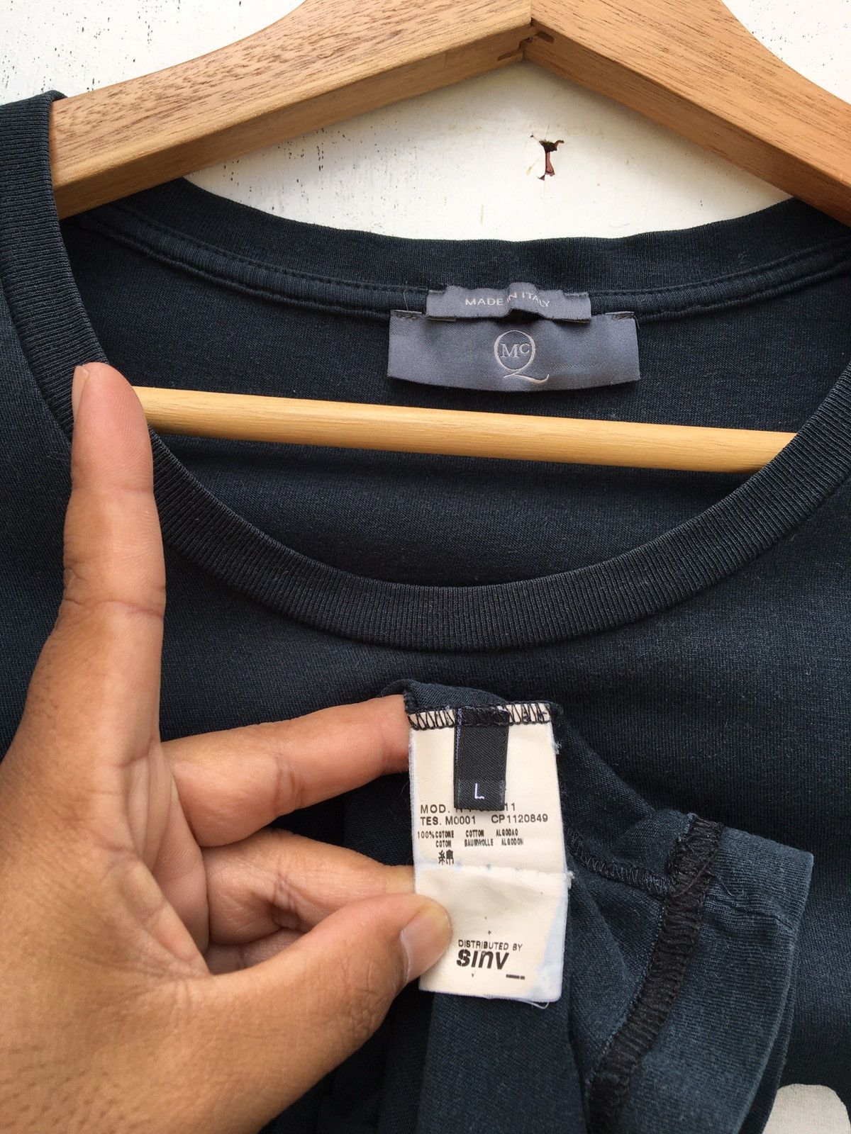 Alexander McQueen Rare MCQ by Alexander McQueen Black Graphic Tee Size US M / EU 48-50 / 2 - 10 Thumbnail