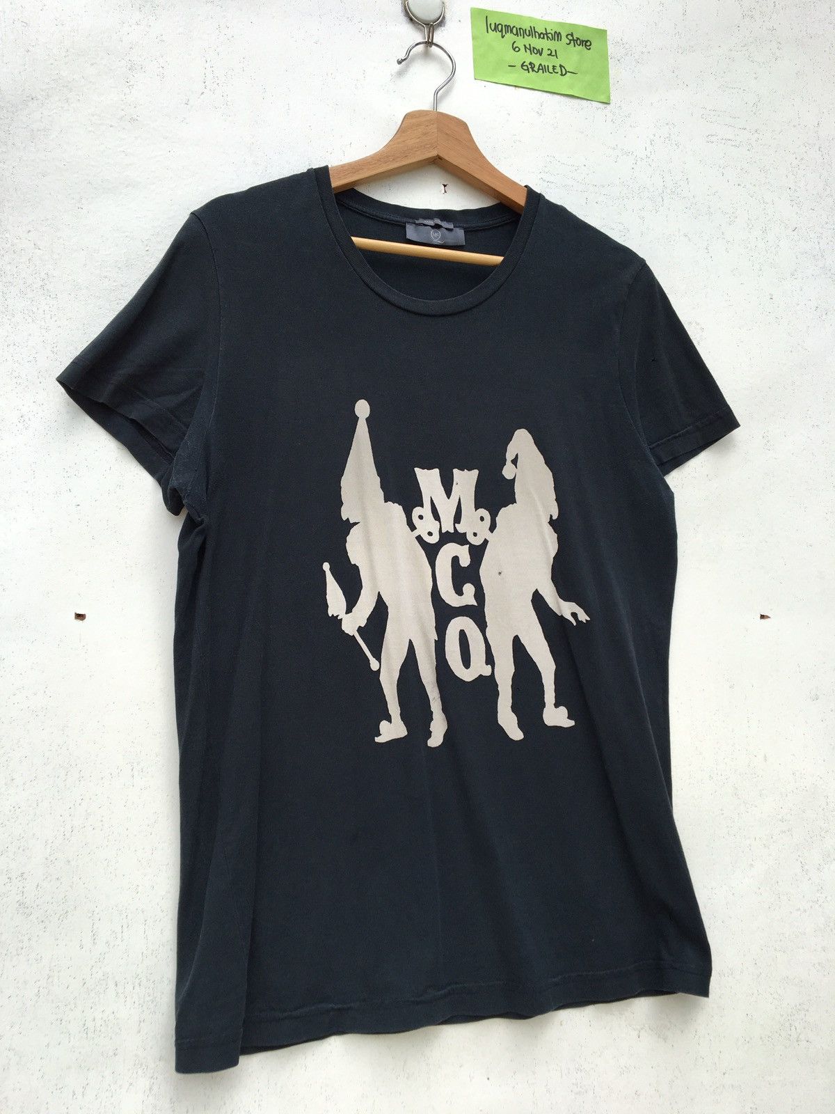 Alexander McQueen Rare MCQ by Alexander McQueen Black Graphic Tee Size US M / EU 48-50 / 2 - 2 Thumbnail
