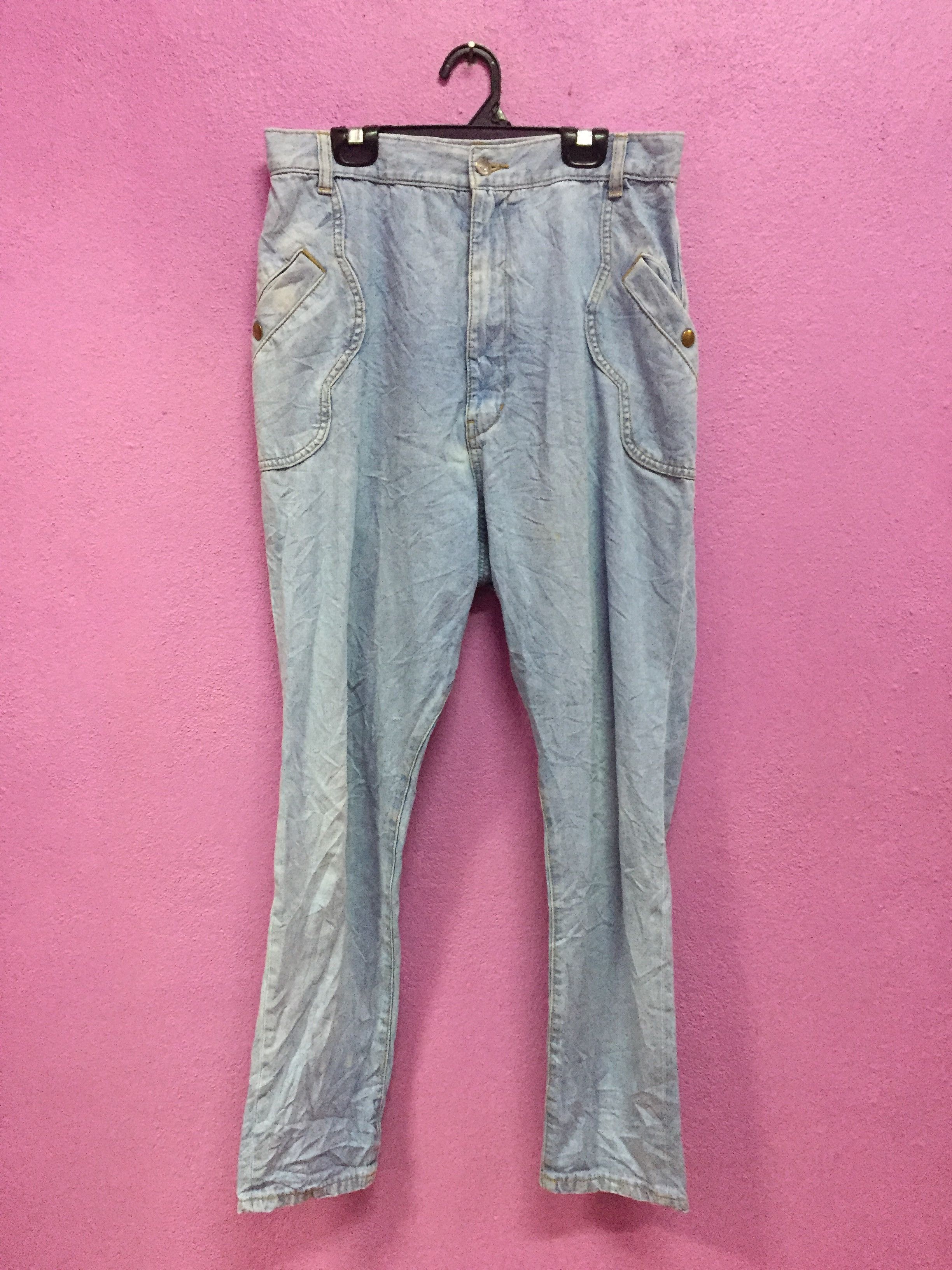 Issey Miyake Mercibeaucoup Jevous Enpire Issey Miyake Denim Jeans Size US 30 / EU 46 - 1 Thumbnail