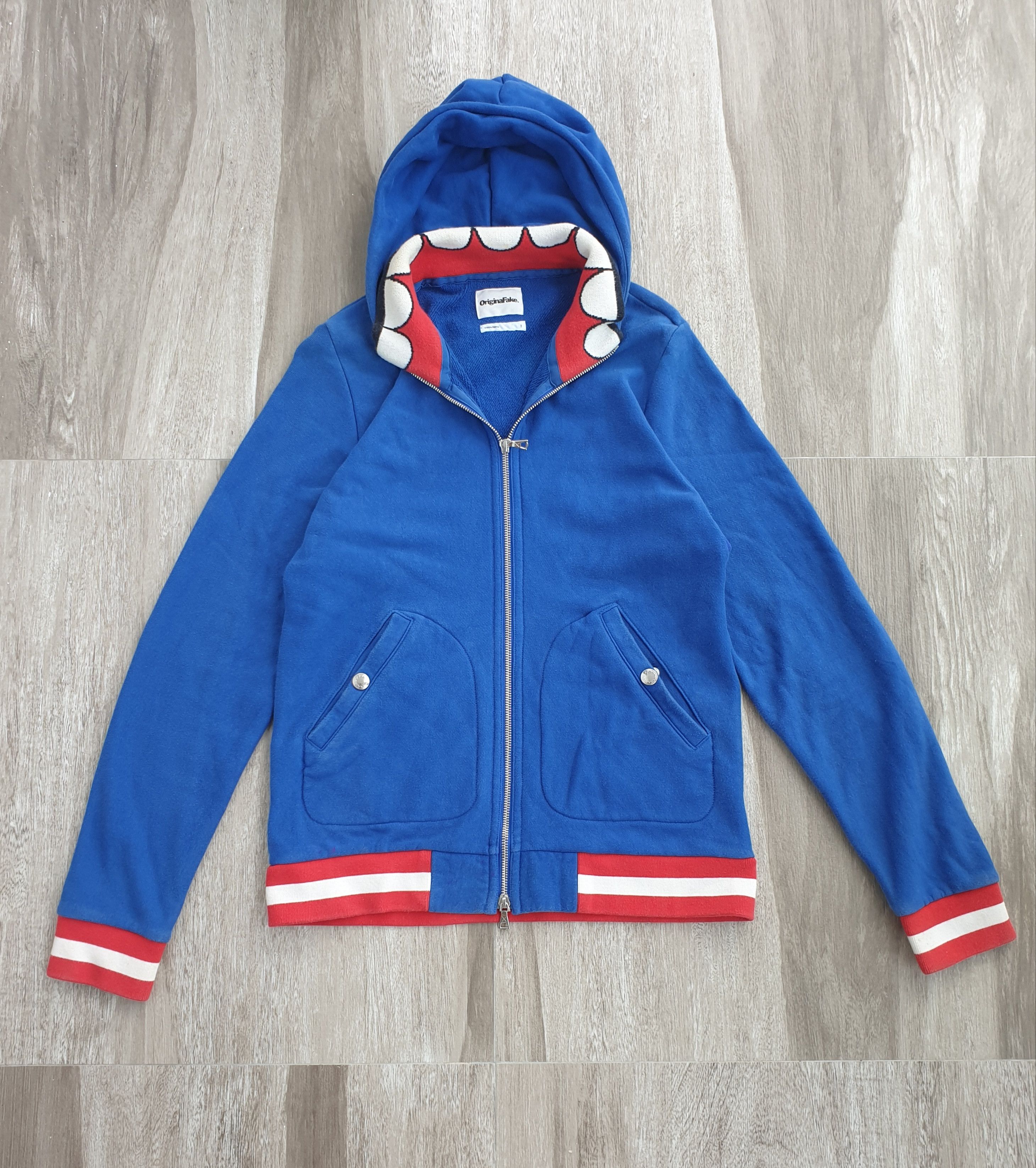 Japanese Brand × Kaws × Original Fake Vintage Original Fake Zip hoodie Size US M / EU 48-50 / 2 - 1 Thumbnail