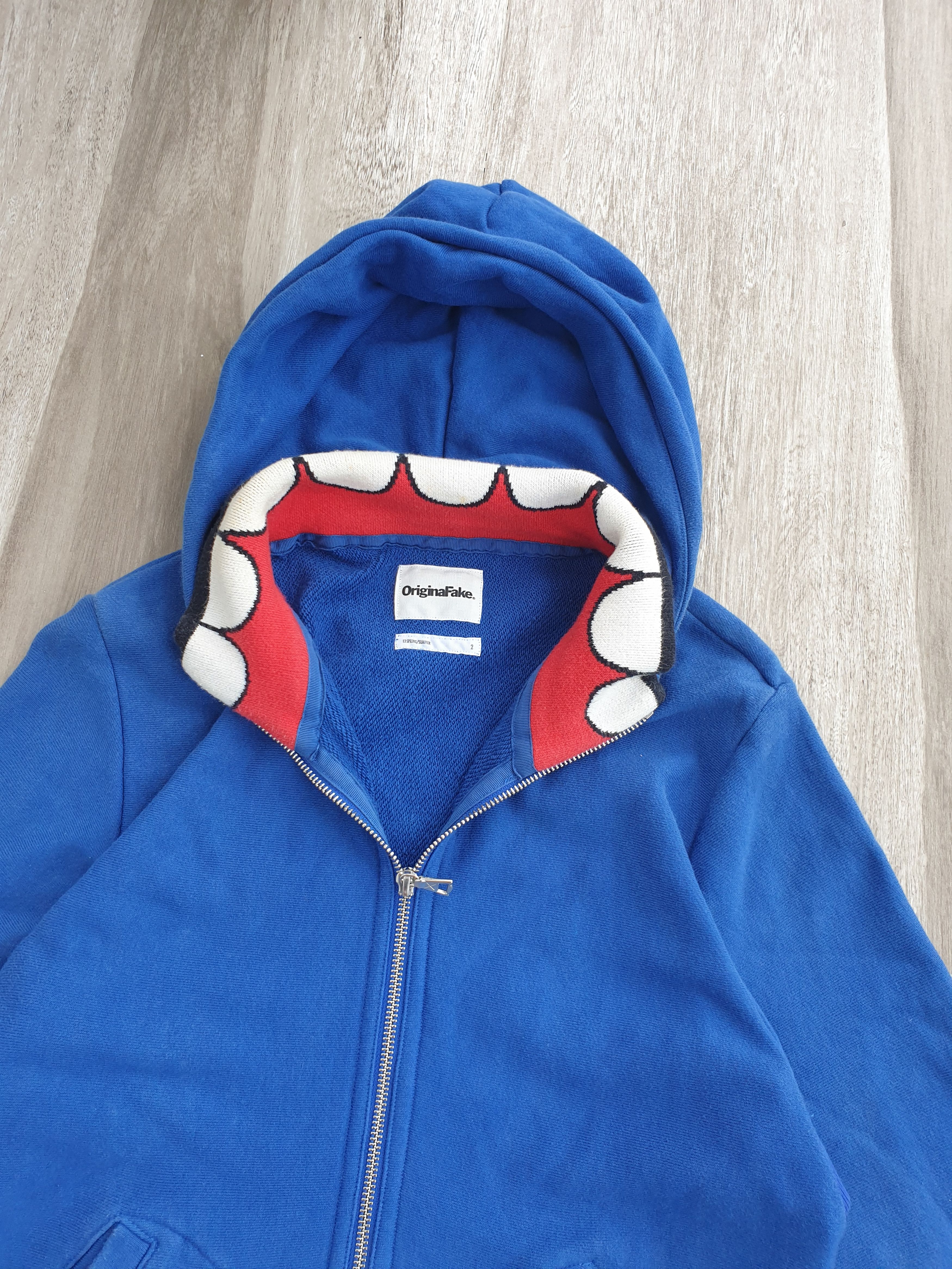 Japanese Brand × Kaws × Original Fake Vintage Original Fake Zip hoodie Size US M / EU 48-50 / 2 - 2 Thumbnail
