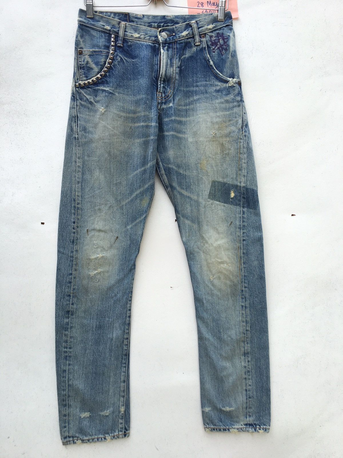 Hysteric Glamour Rare Hysteric Glamour Distressed Metal Spike Jeans Size US 28 / EU 44 - 4 Thumbnail