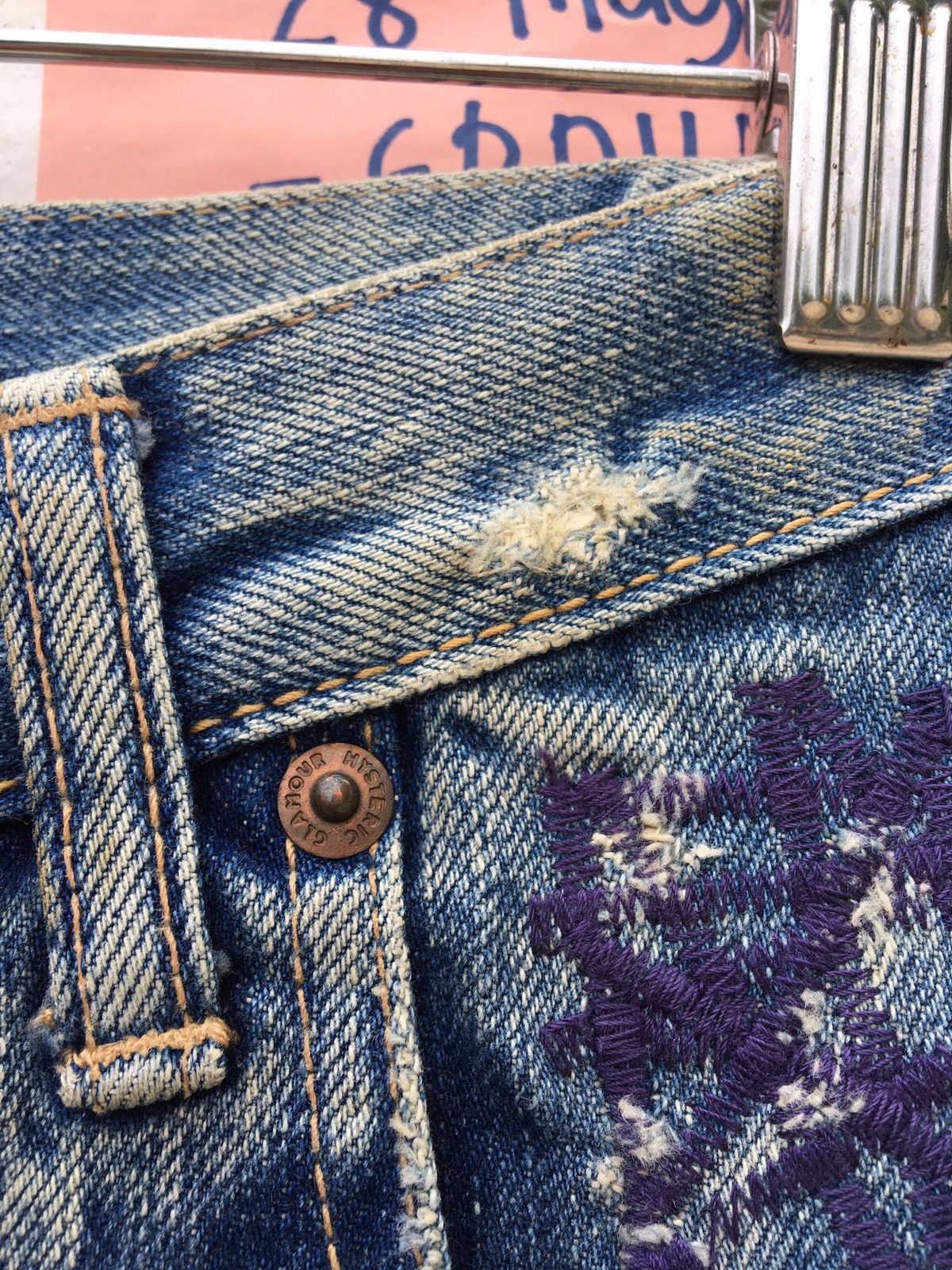 Hysteric Glamour Rare Hysteric Glamour Distressed Metal Spike Jeans Size US 28 / EU 44 - 10 Thumbnail