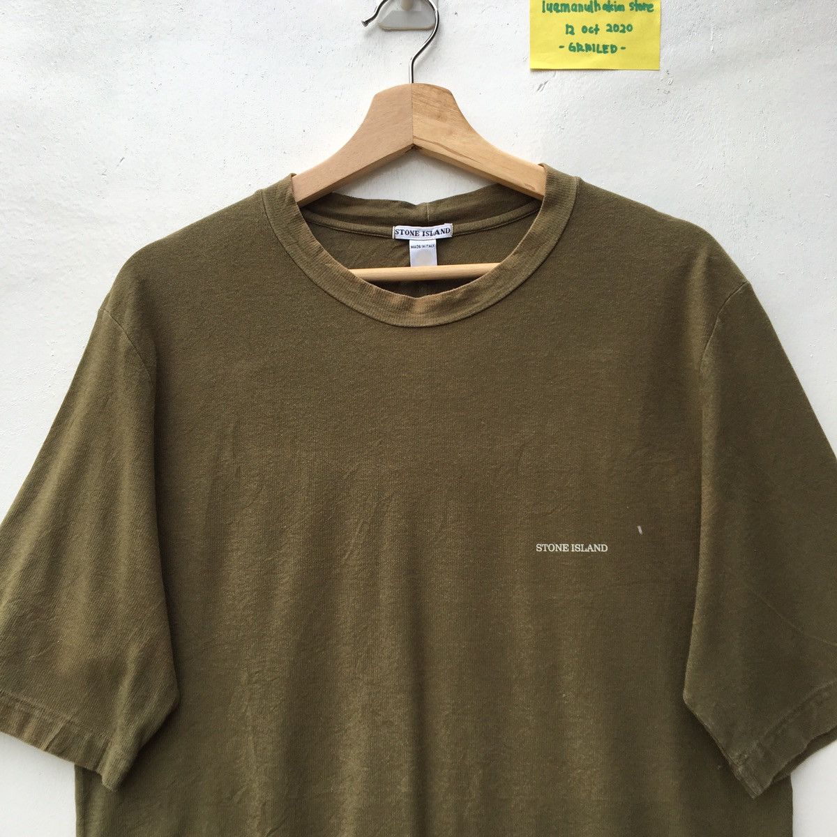 Stone Island Vintage STONE ISLAND small logo t-shirt made Italy Size US M / EU 48-50 / 2 - 5 Thumbnail