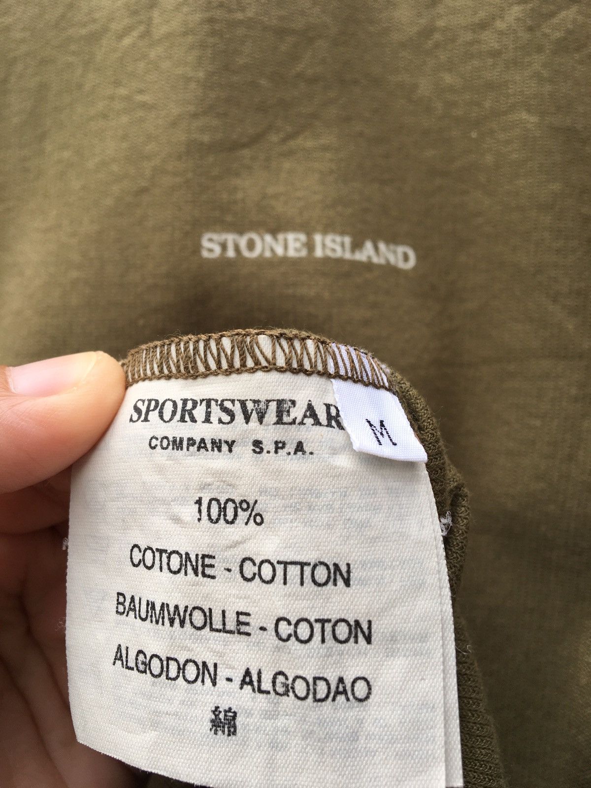 Stone Island Vintage STONE ISLAND small logo t-shirt made Italy Size US M / EU 48-50 / 2 - 13 Thumbnail