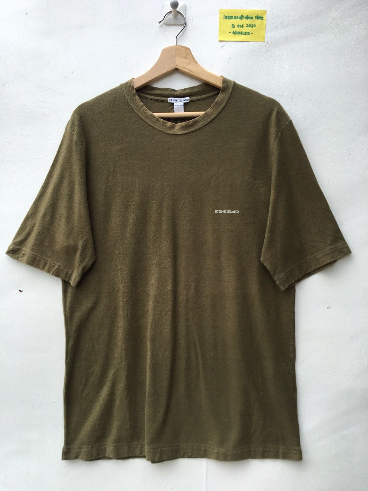 Stone Island Vintage STONE ISLAND small logo t-shirt made Italy Size US M / EU 48-50 / 2 - 2 Thumbnail