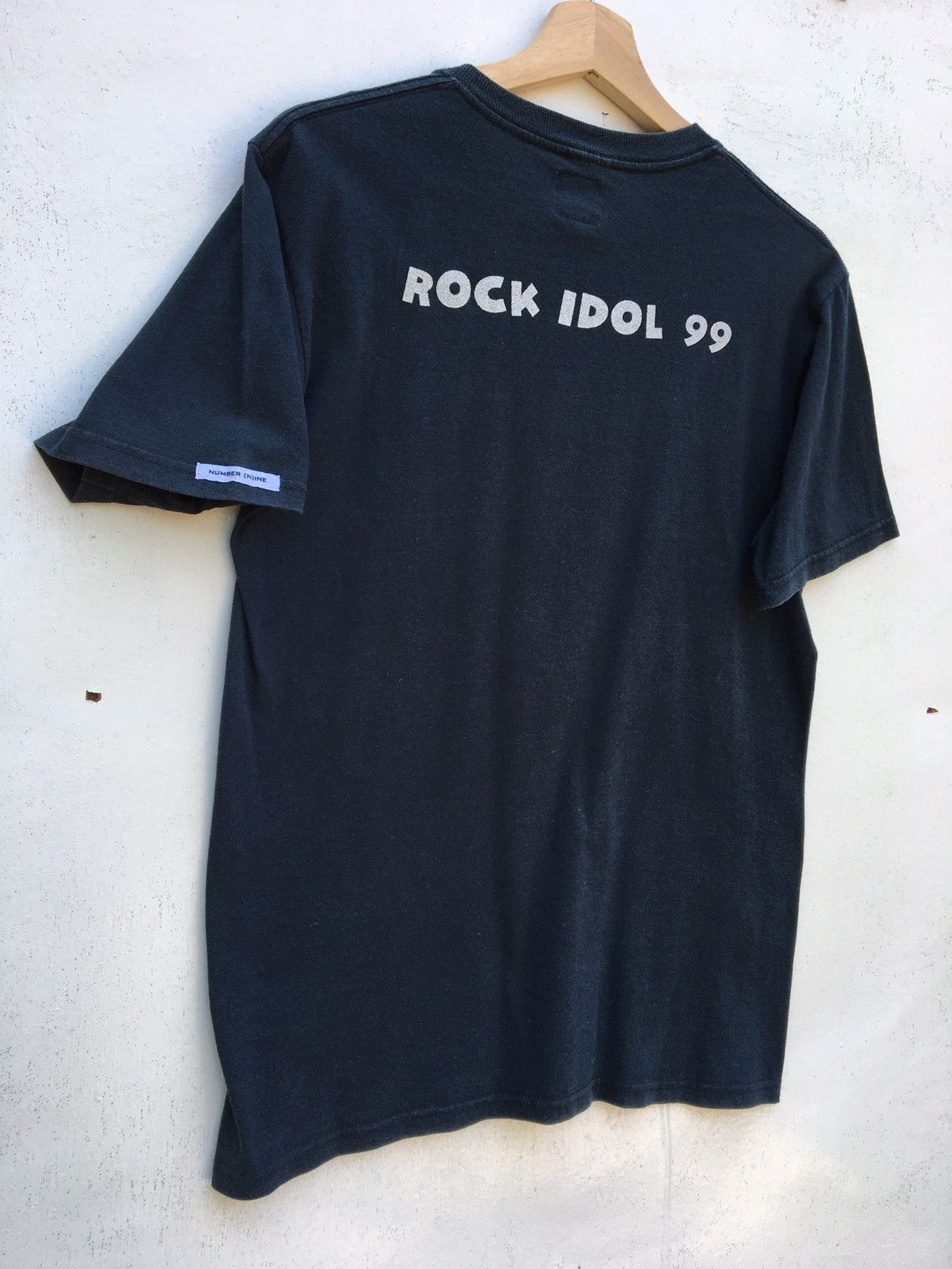 Number (N)ine Rare Number Nine Spellout Rock Idol 99 Tshirt Size US S / EU 44-46 / 1 - 11 Thumbnail