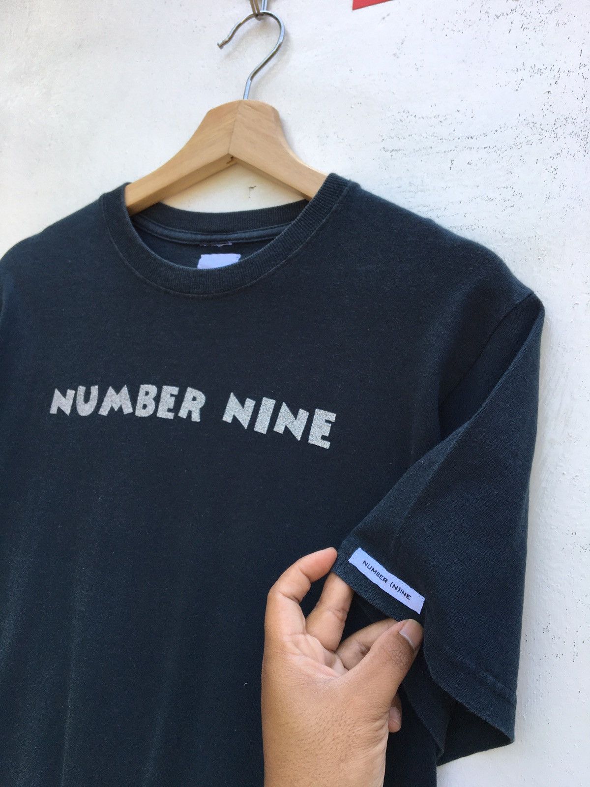 Number (N)ine Rare Number Nine Spellout Rock Idol 99 Tshirt Size US S / EU 44-46 / 1 - 6 Thumbnail