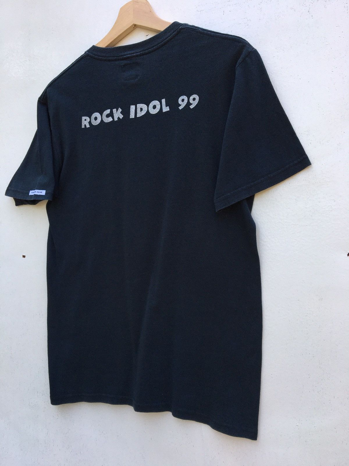 Number (N)ine Rare Number Nine Spellout Rock Idol 99 Tshirt Size US S / EU 44-46 / 1 - 12 Thumbnail