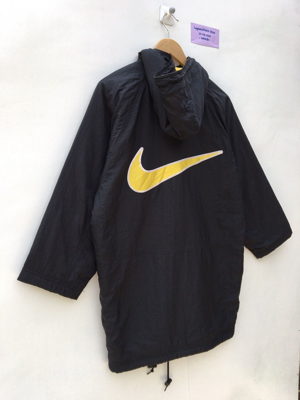 Nike Vintage Nike Swoosh Big Logo Raincoats /Puffer Jacket Size US M / EU 48-50 / 2 - 3 Thumbnail