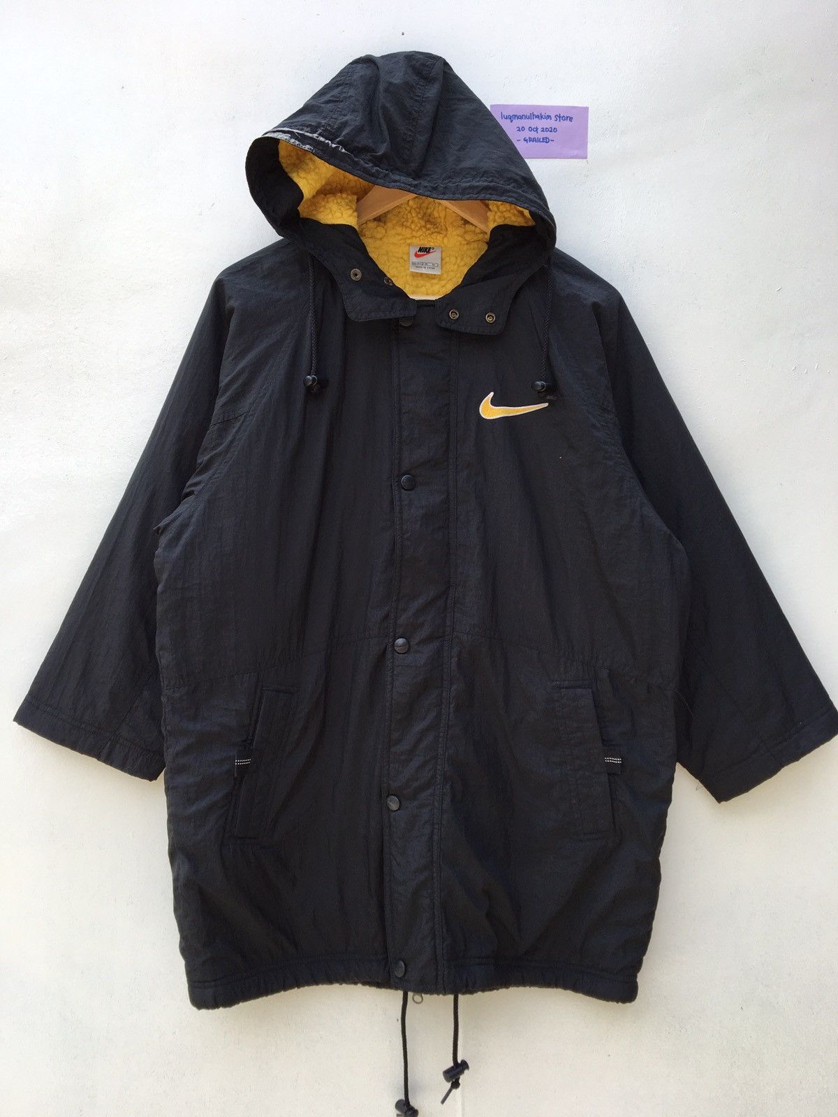Nike Vintage Nike Swoosh Big Logo Raincoats /Puffer Jacket Size US M / EU 48-50 / 2 - 4 Thumbnail