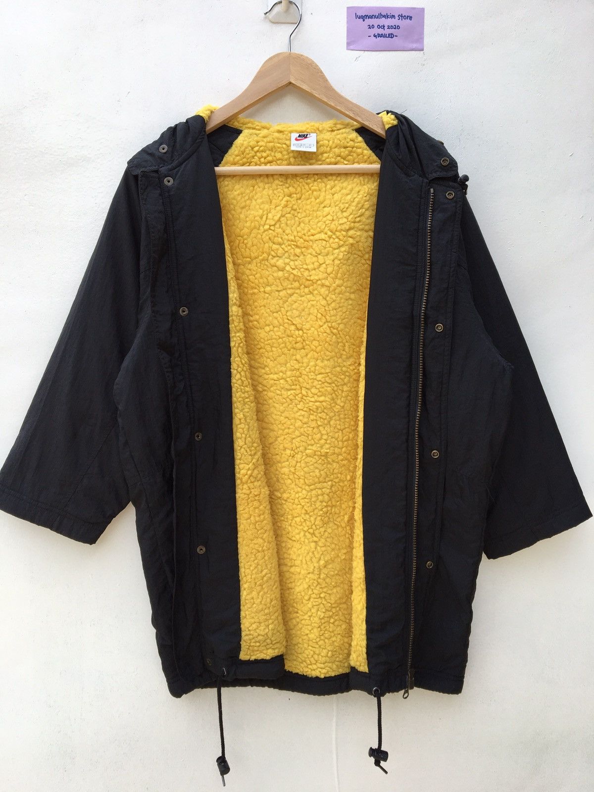 Nike Vintage Nike Swoosh Big Logo Raincoats /Puffer Jacket Size US M / EU 48-50 / 2 - 17 Thumbnail