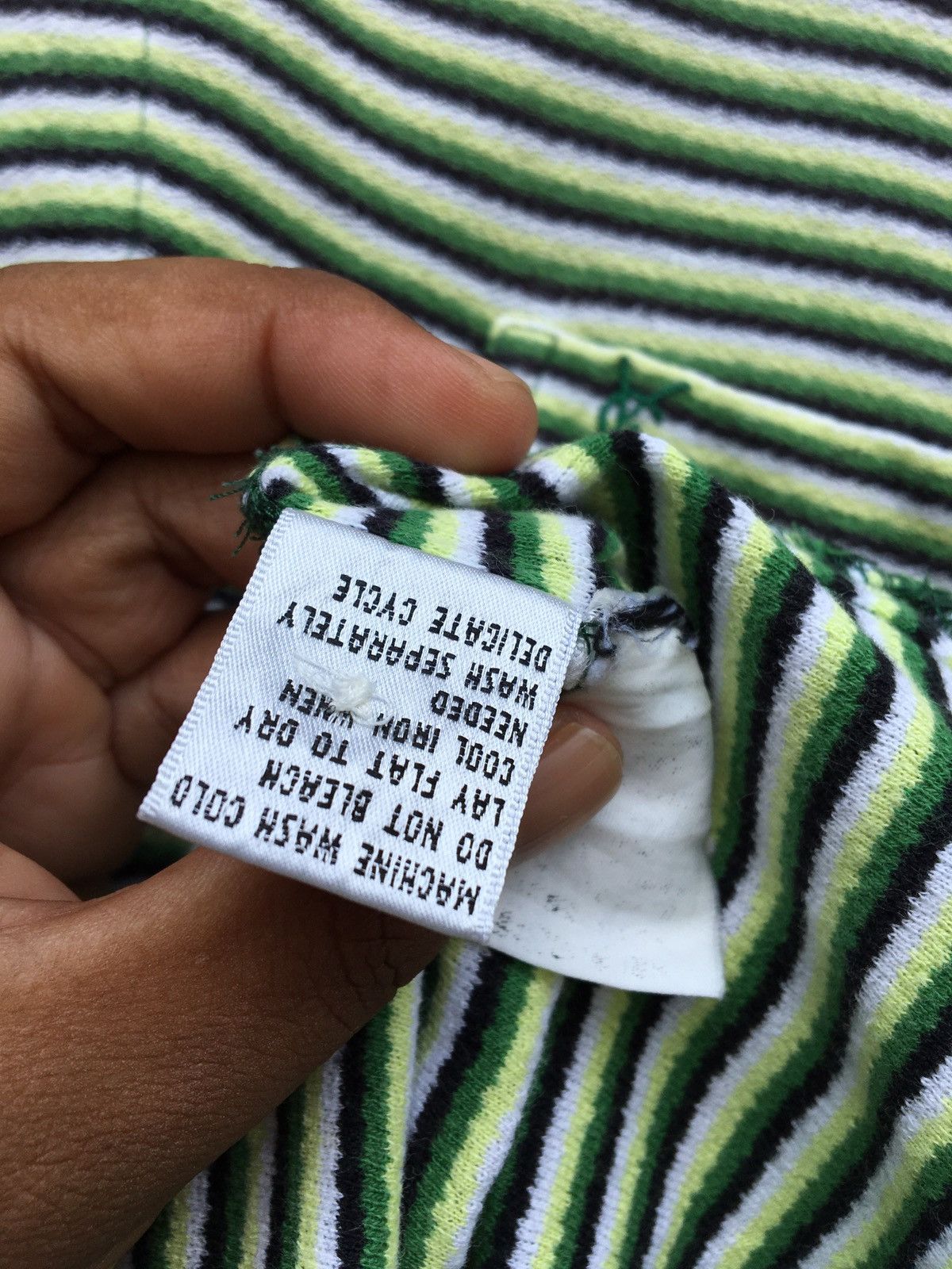 Yves Saint Laurent Vintage YSL Yves Saint Laurent Polo Stripes Shirt Size US L / EU 52-54 / 3 - 11 Thumbnail