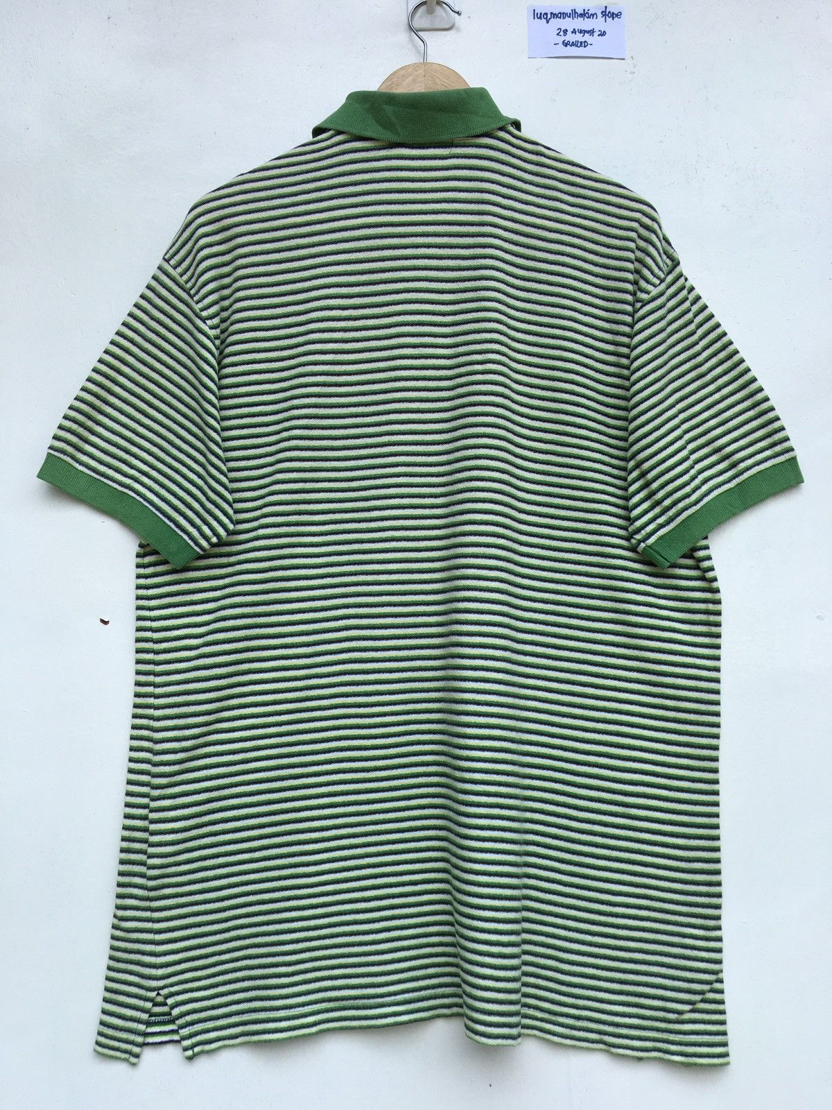 Yves Saint Laurent Vintage YSL Yves Saint Laurent Polo Stripes Shirt Size US L / EU 52-54 / 3 - 12 Thumbnail