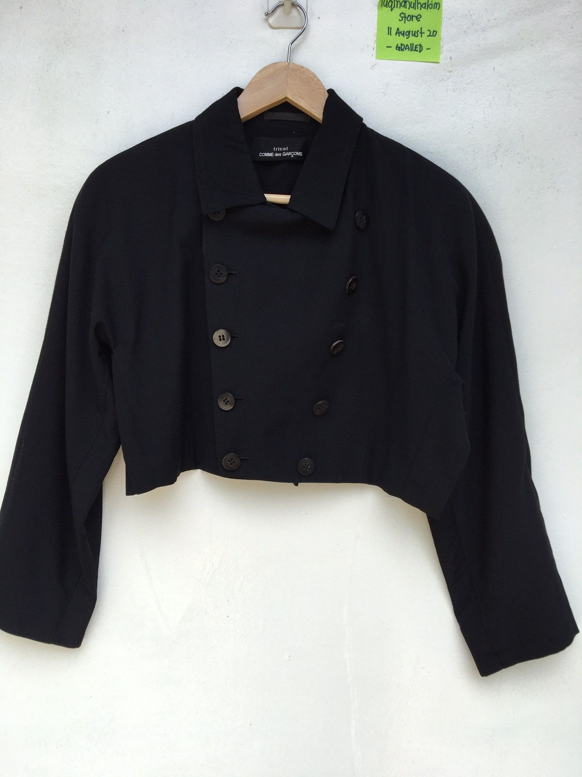 1988 History Piece Tricot Comme Des Garcons AD1988 Cropped