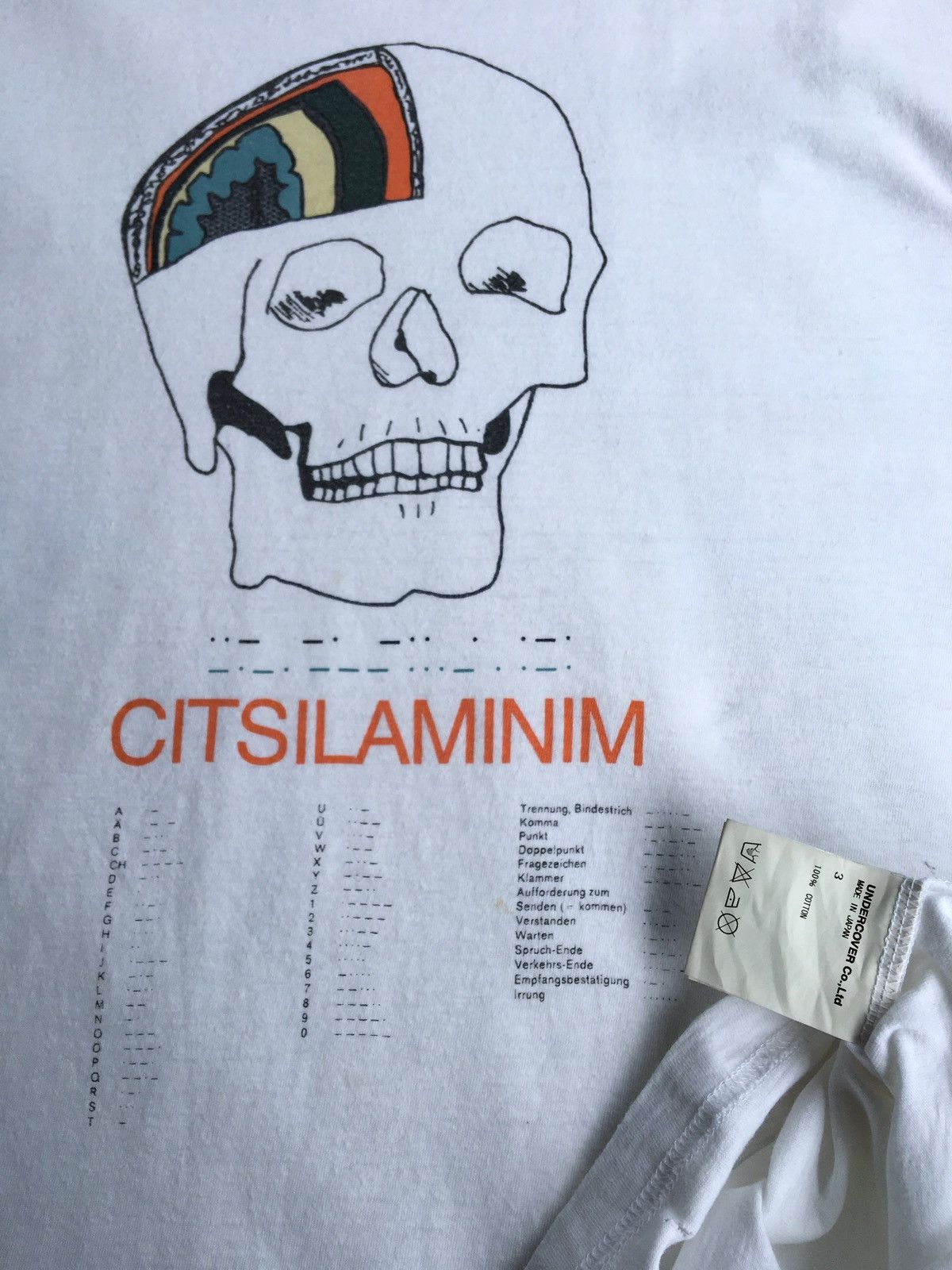 Jun Takahashi Rare Undercover Printed Skull Citsilaminim Tshirt Size US L / EU 52-54 / 3 - 8 Thumbnail