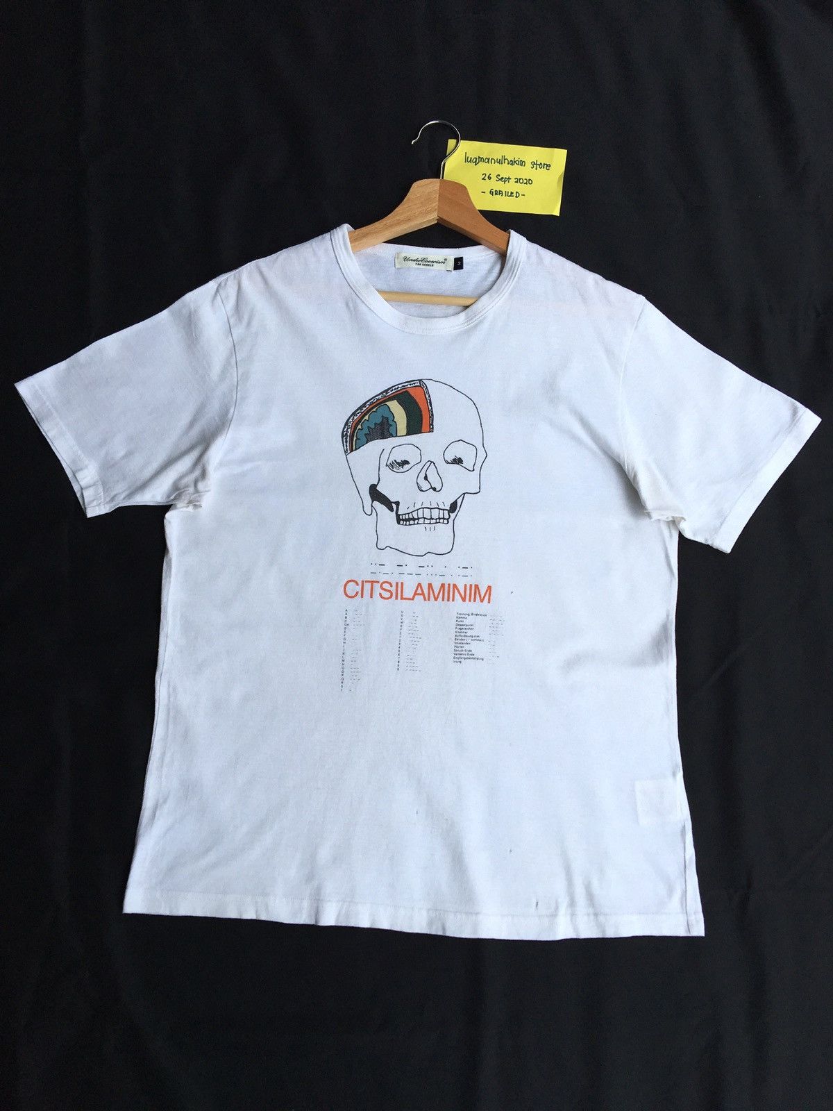Jun Takahashi Rare Undercover Printed Skull Citsilaminim Tshirt Size US L / EU 52-54 / 3 - 2 Thumbnail
