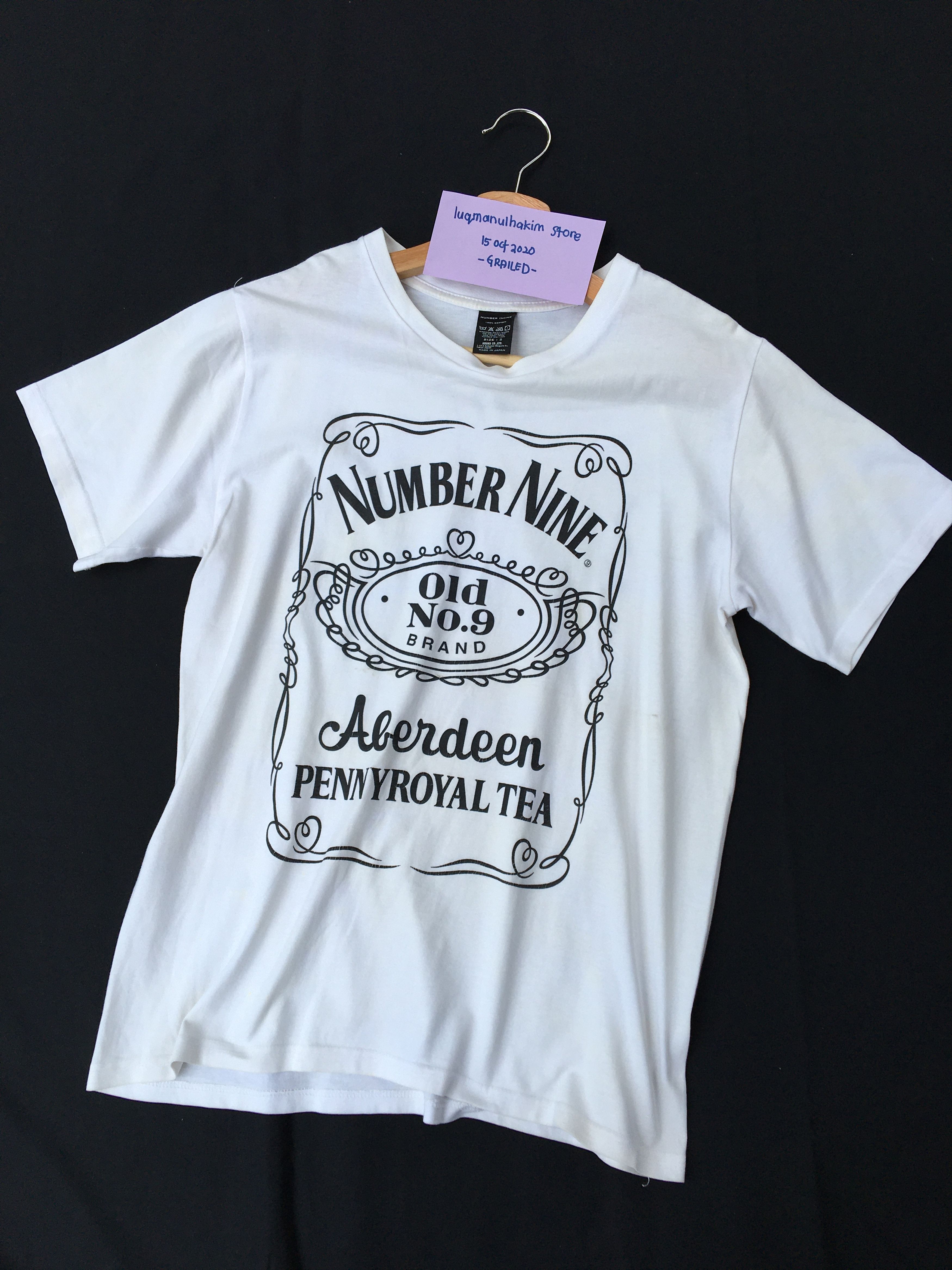 Number (N)ine Old No. 9 Pennyroyal Tea Aberdeen Kurt Cobain Nirvana Size US M / EU 48-50 / 2 - 1 Thumbnail