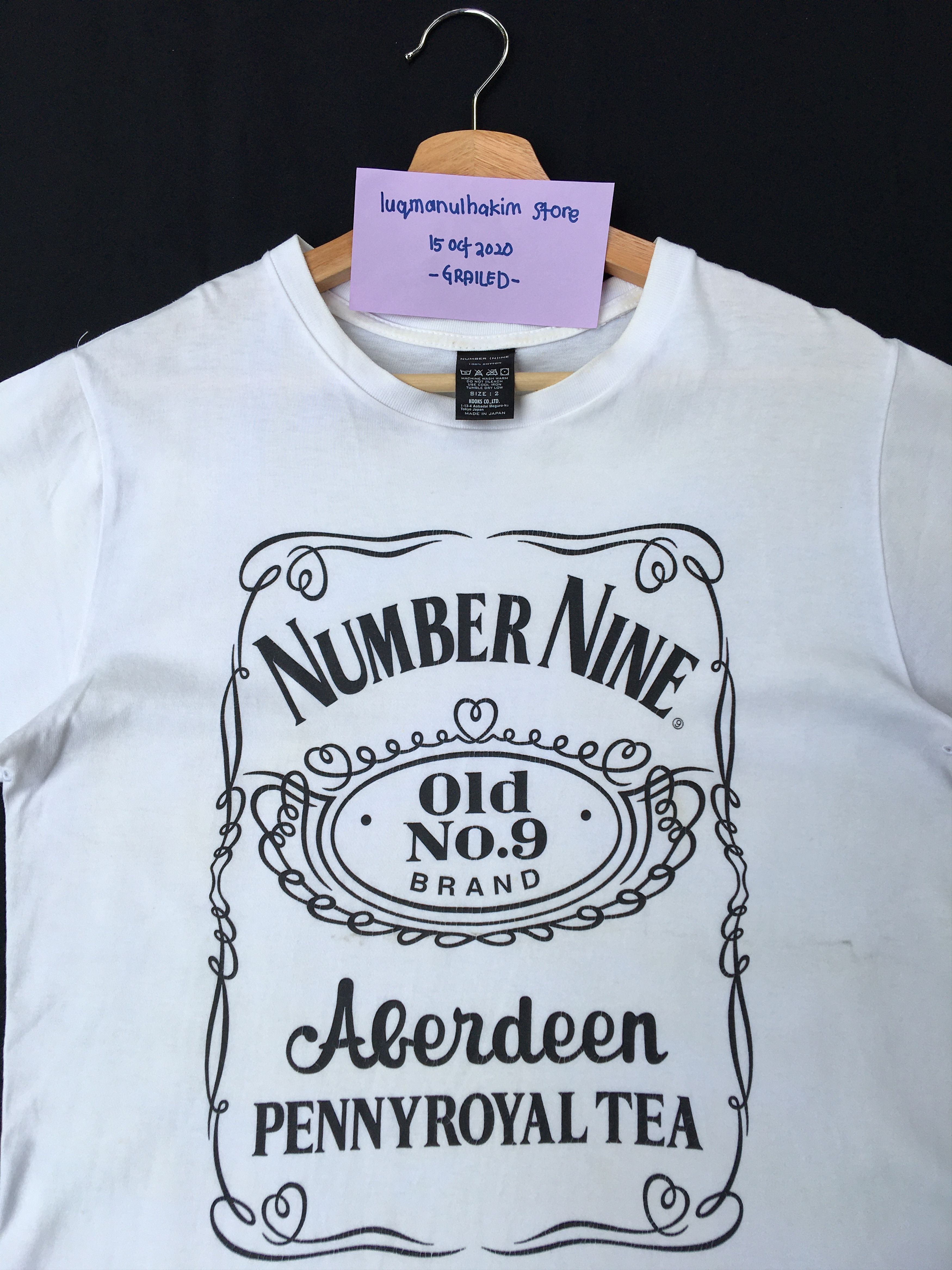 Number (N)ine Old No. 9 Pennyroyal Tea Aberdeen Kurt Cobain Nirvana Size US M / EU 48-50 / 2 - 5 Thumbnail