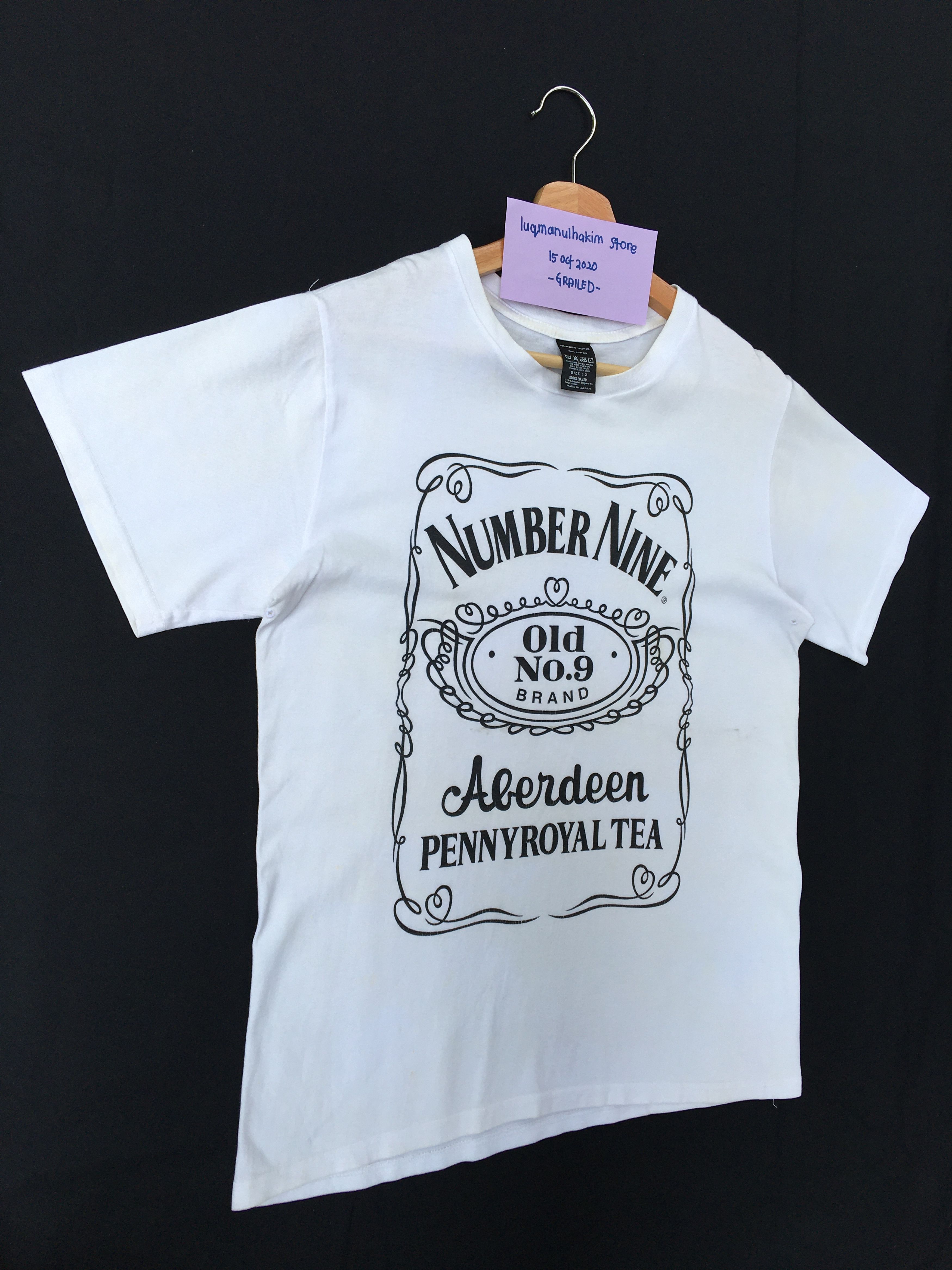Number (N)ine Old No. 9 Pennyroyal Tea Aberdeen Kurt Cobain Nirvana Size US M / EU 48-50 / 2 - 4 Thumbnail
