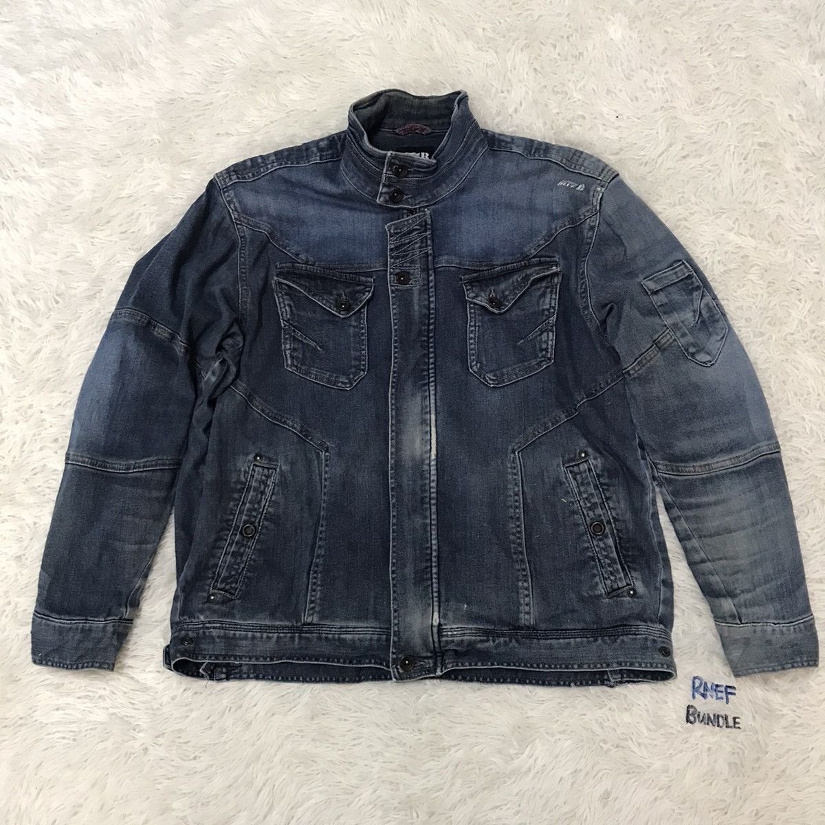 Japanese Brand Blue B jacket Size US L / EU 52-54 / 3 - 1 Thumbnail