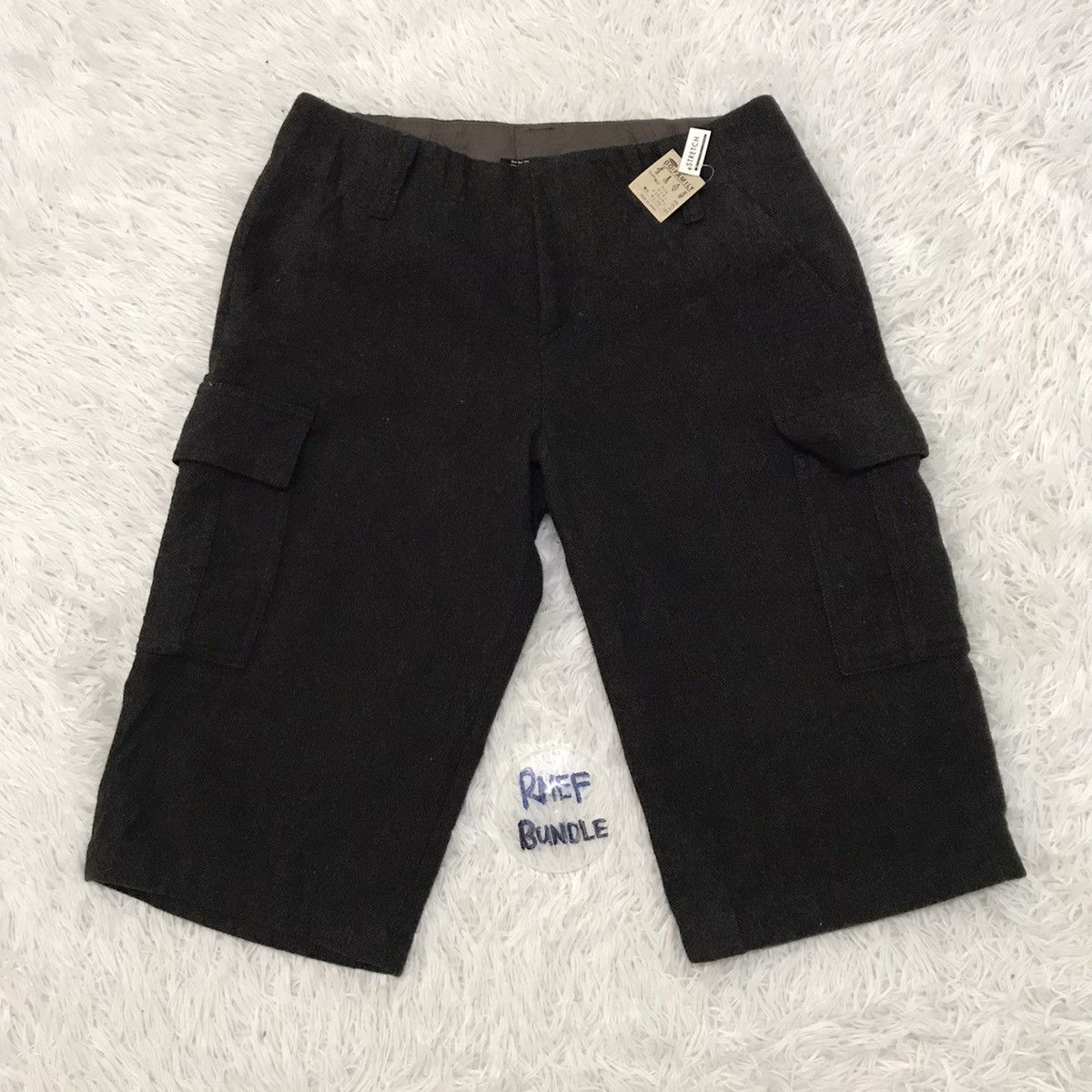image of The Doi Family Limited Short Wool Cargo Pant Made In Japan, Men's (Size 28)