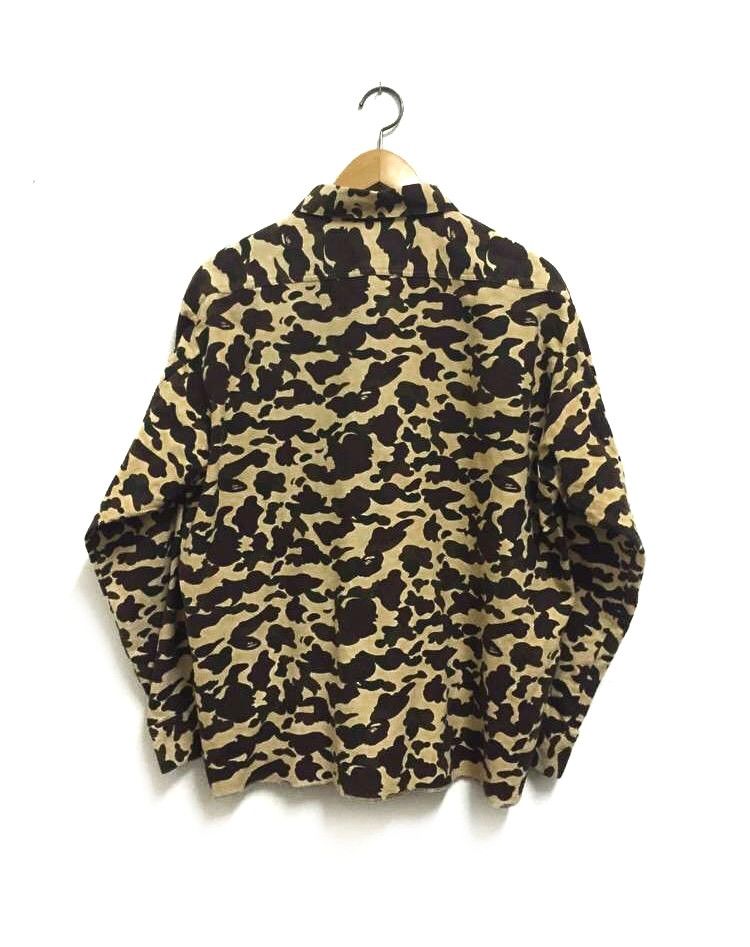 Bape 1st Camo Chamois Half Zip Shirt Size US M / EU 48-50 / 2 - 2 Thumbnail