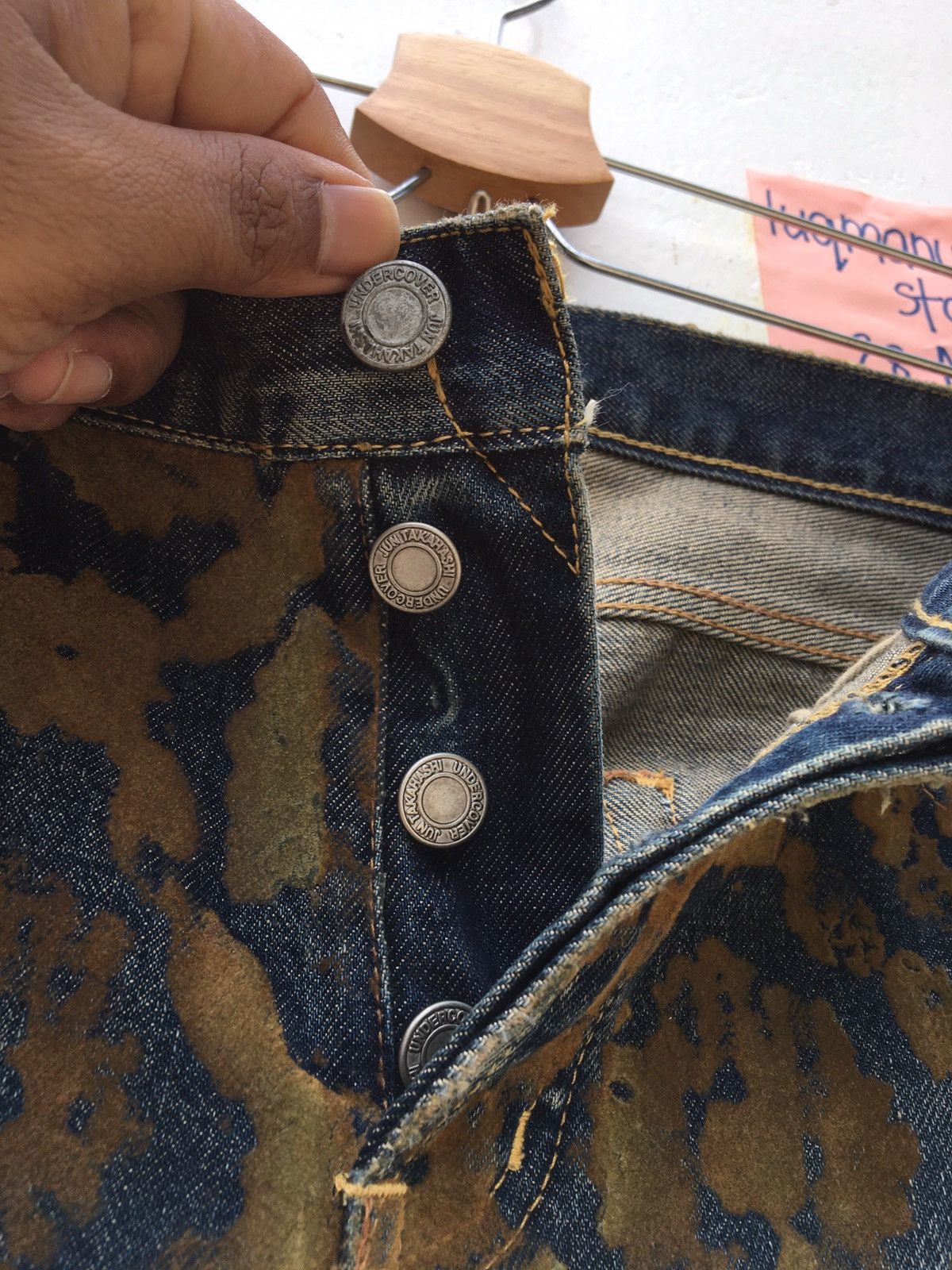 Undercover Rarest Undercover Distressed Denim /Jeans Size US 31 - 8 Thumbnail