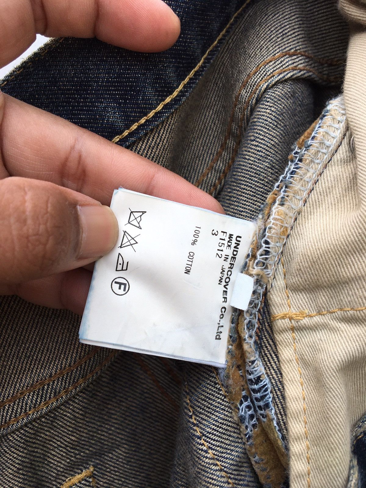 Undercover Rarest Undercover Distressed Denim /Jeans Size US 31 - 20 Thumbnail