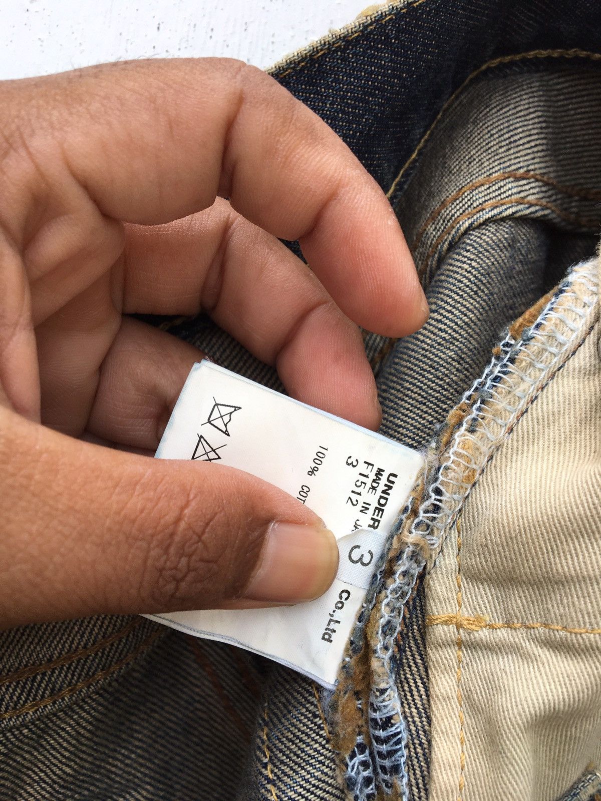 Undercover Rarest Undercover Distressed Denim /Jeans Size US 31 - 19 Thumbnail