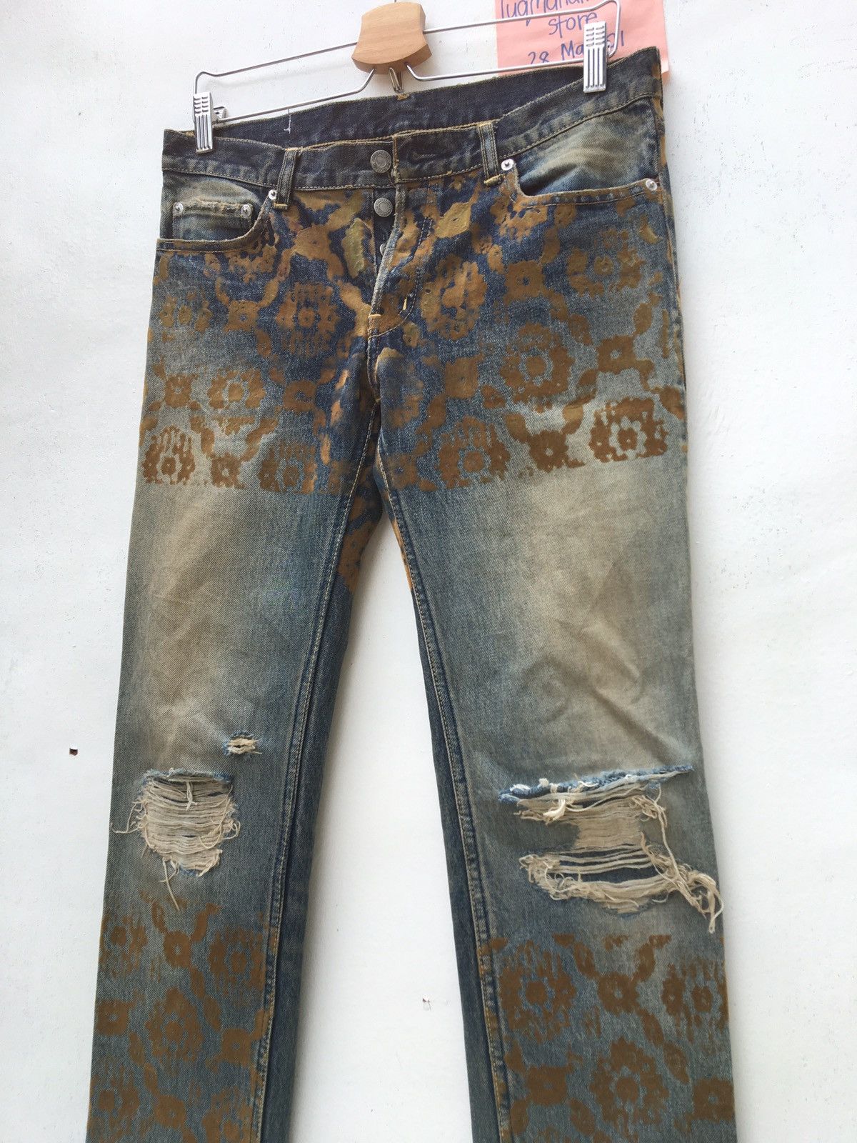 Undercover Rarest Undercover Distressed Denim /Jeans Size US 31 - 3 Thumbnail