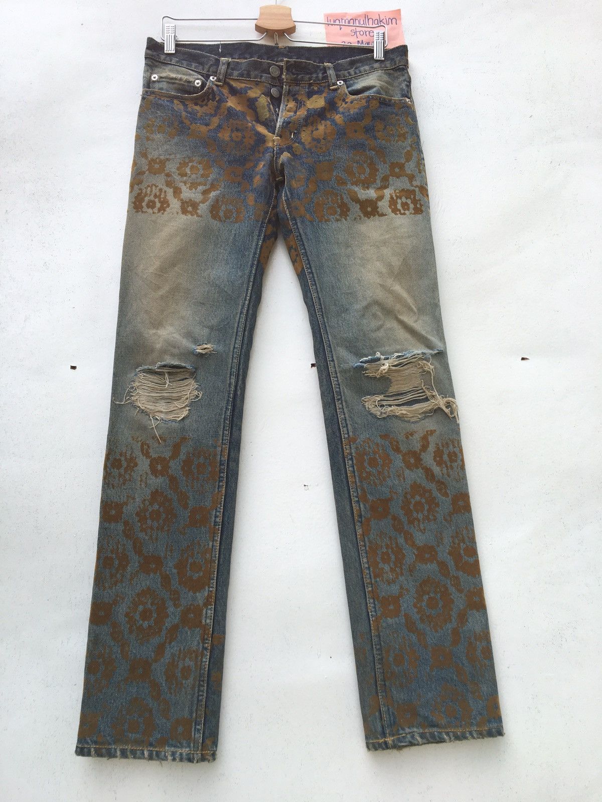 Undercover Rarest Undercover Distressed Denim /Jeans Size US 31 - 4 Thumbnail