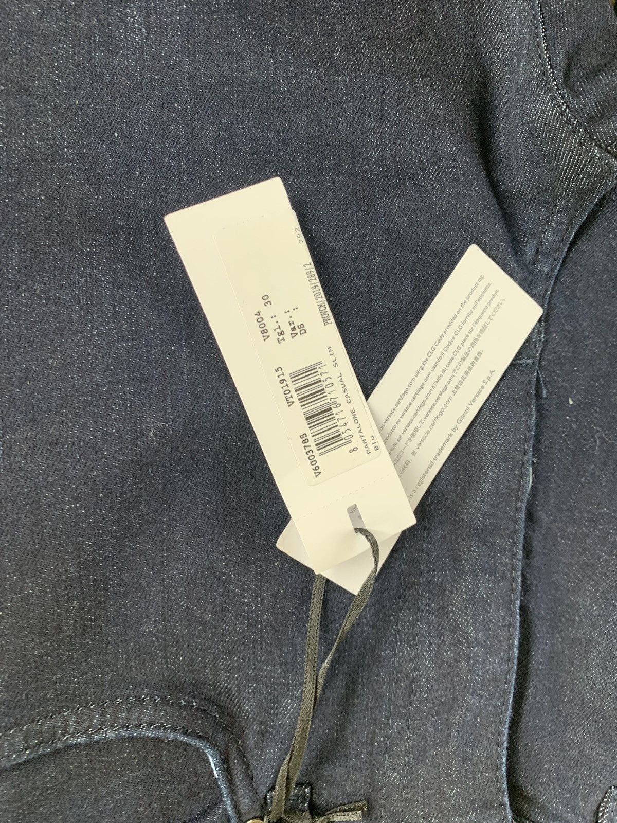 Versace Dark Blue Denim With Stamp Size US 30 / EU 46 - 8 Thumbnail