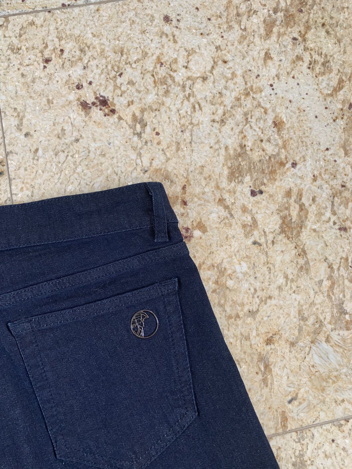 Versace Dark Blue Denim With Stamp Size US 30 / EU 46 - 11 Thumbnail