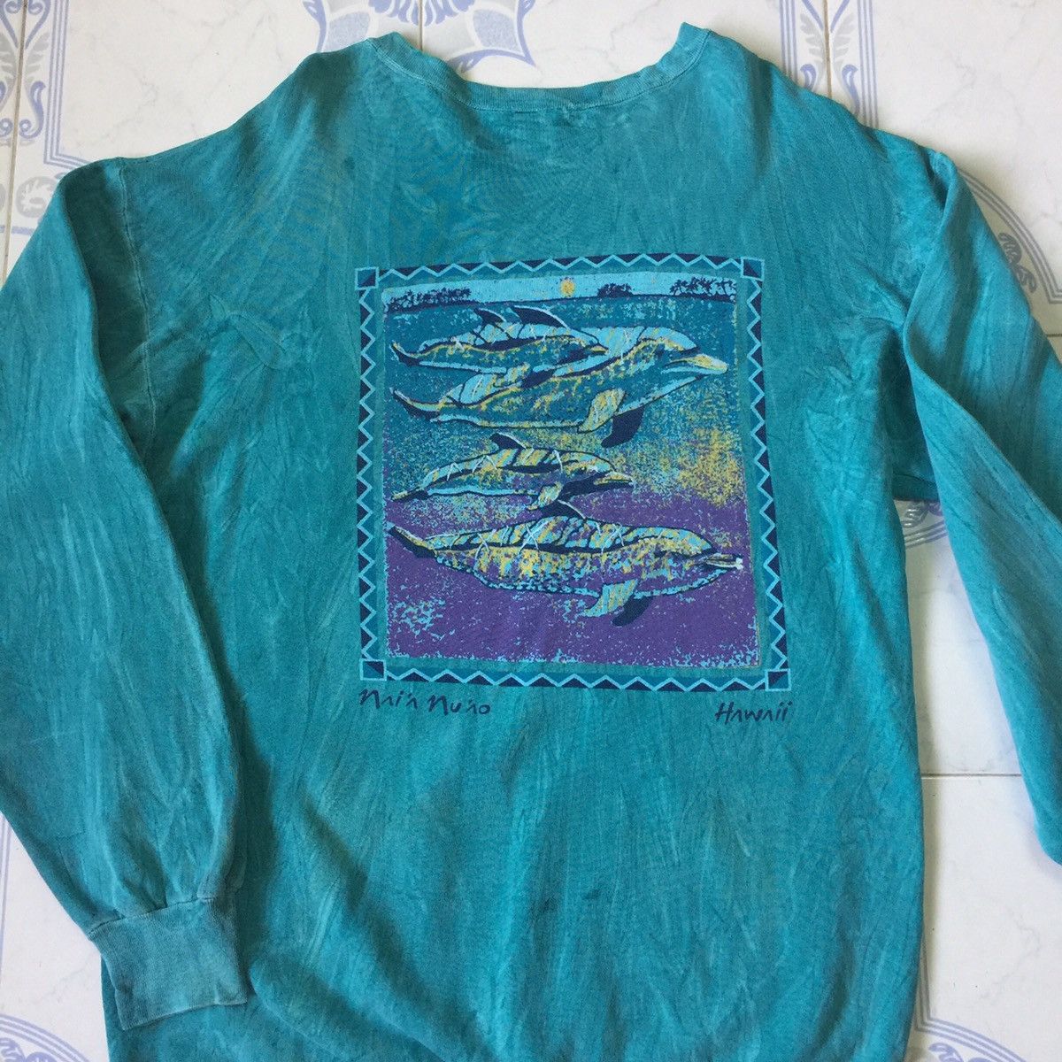 Other Vintage CRAZY SHIRT Sweatshirt Medium Maui Whale Hawaii Usa Size US M / EU 48-50 / 2 - 12 Thumbnail