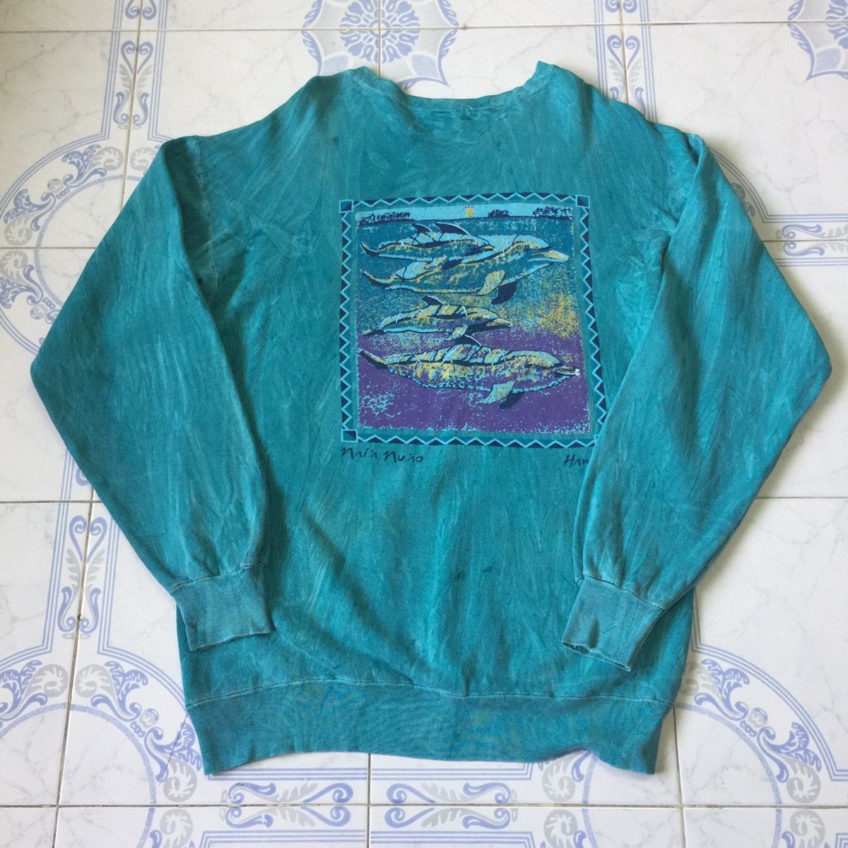 Other Vintage CRAZY SHIRT Sweatshirt Medium Maui Whale Hawaii Usa Size US M / EU 48-50 / 2 - 1 Thumbnail