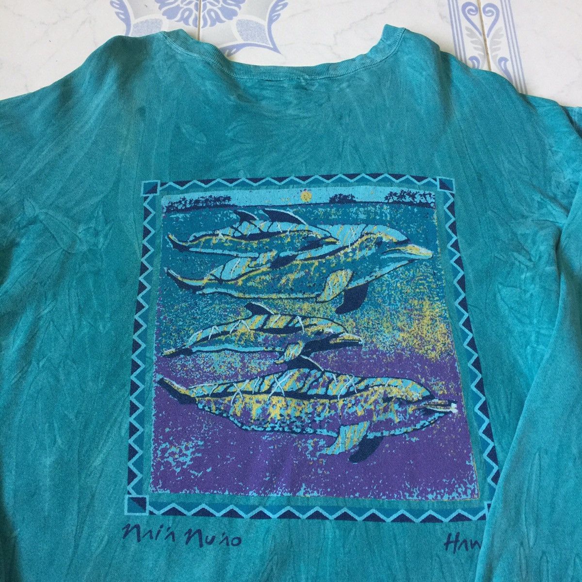 Other Vintage CRAZY SHIRT Sweatshirt Medium Maui Whale Hawaii Usa Size US M / EU 48-50 / 2 - 10 Thumbnail