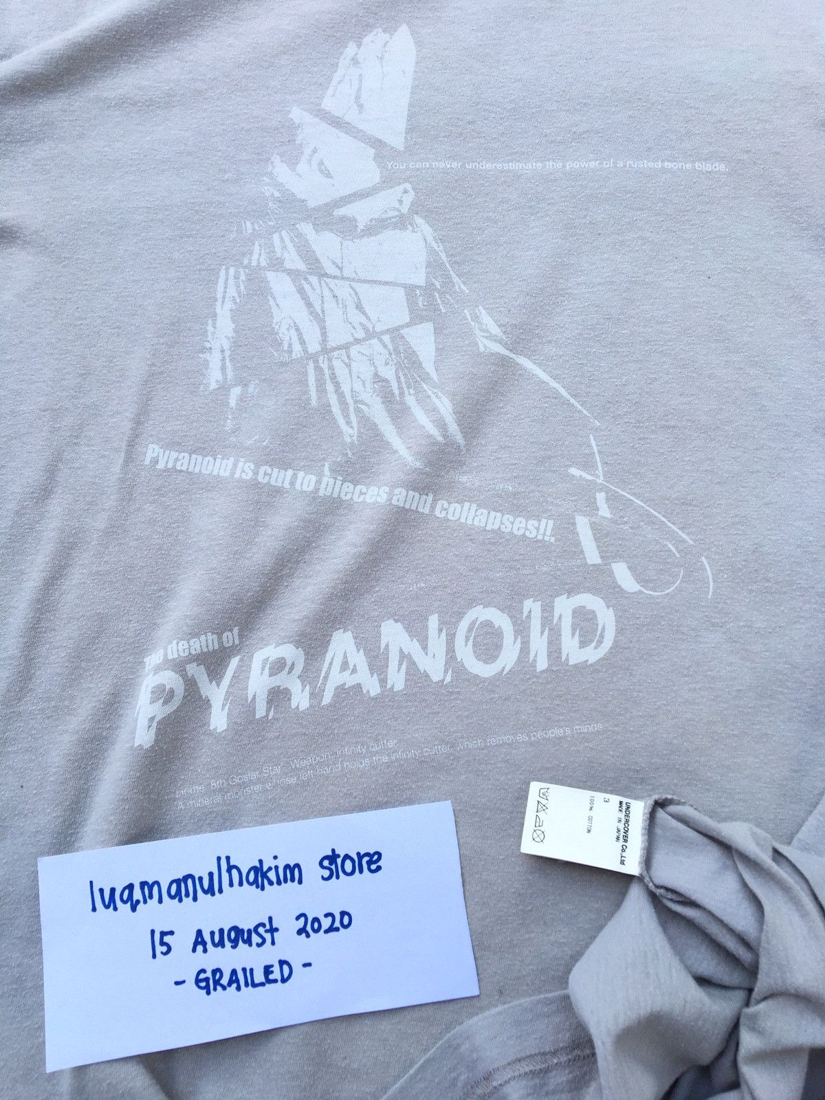 Undercover Undercover Jun Takahashi Death Of Pyranoid Tee Size US L / EU 52-54 / 3 - 14 Thumbnail