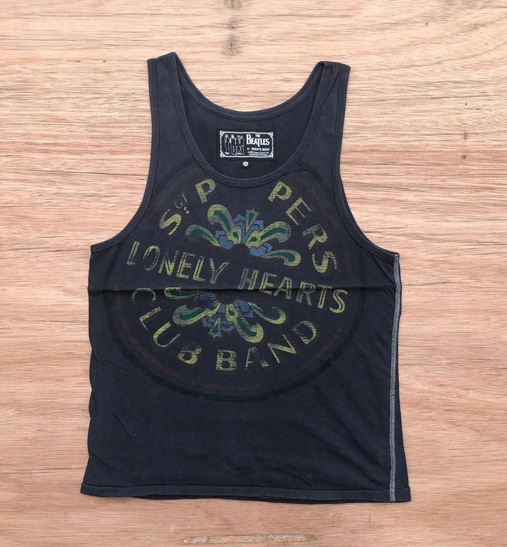Band Tees × Vintage vintage singlet The Beatles B1 Size US M / EU 48-50 / 2 - 1 Thumbnail