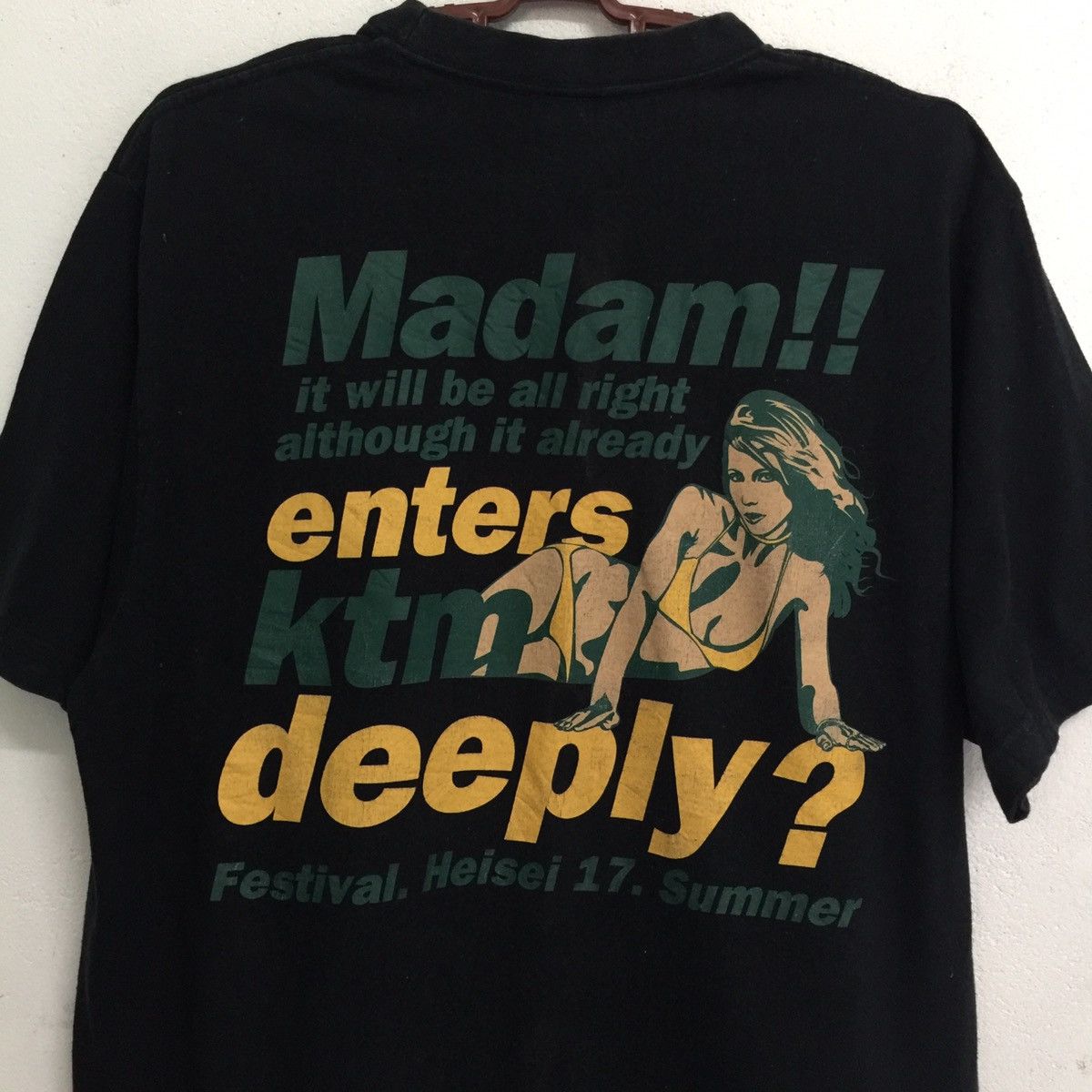 Japanese Brand RARE!! KTM adam T-shirt Size US L / EU 52-54 / 3 - 6 Thumbnail