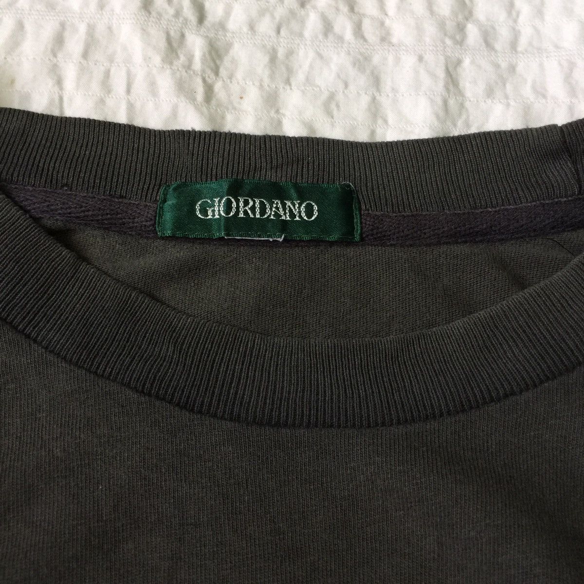 Giordano Vintage Giordano T-Shirt Big Logo Embroidery Giordano Tee Size US M / EU 48-50 / 2 - 8 Thumbnail