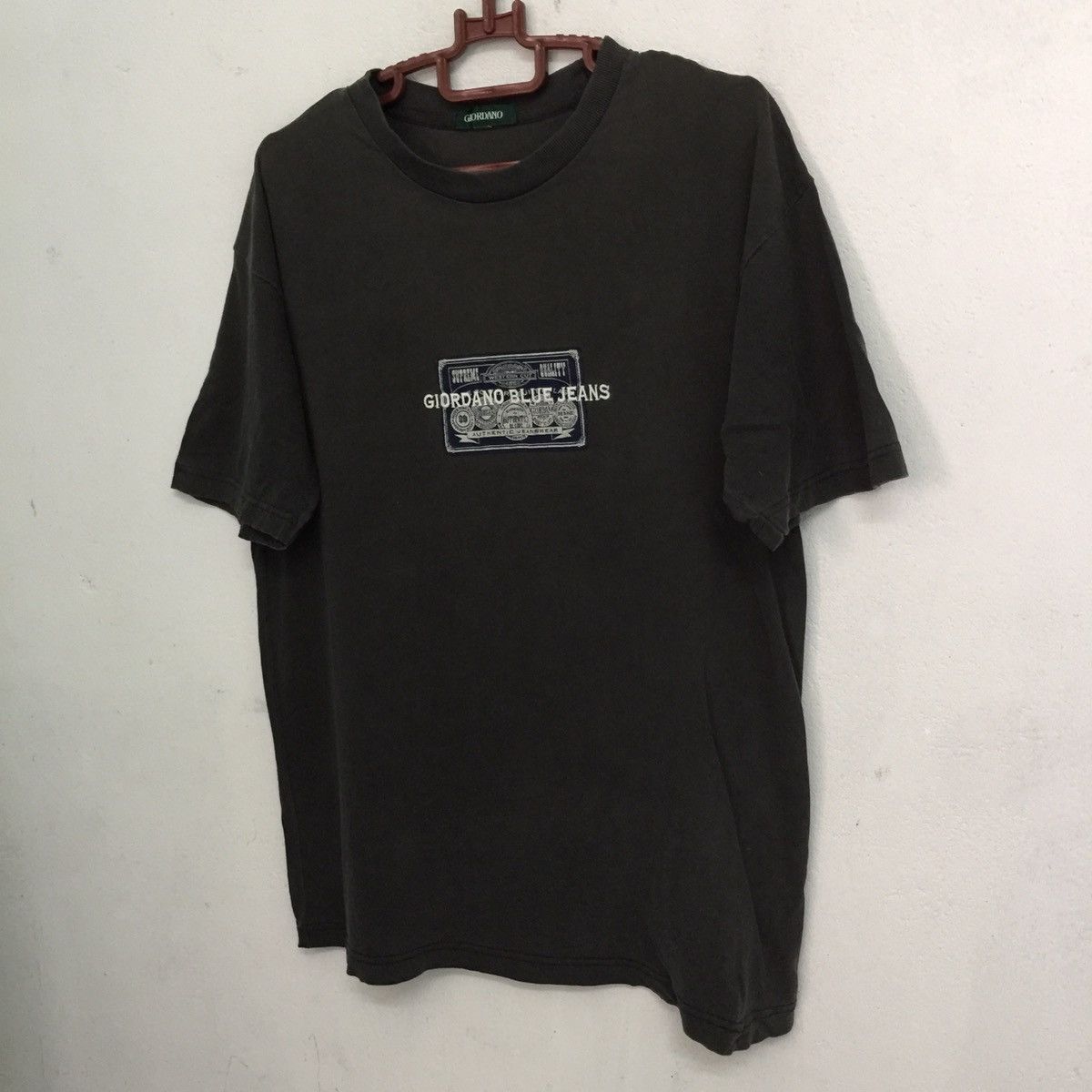 Giordano Vintage Giordano T-Shirt Big Logo Embroidery Giordano Tee Size US M / EU 48-50 / 2 - 2 Thumbnail