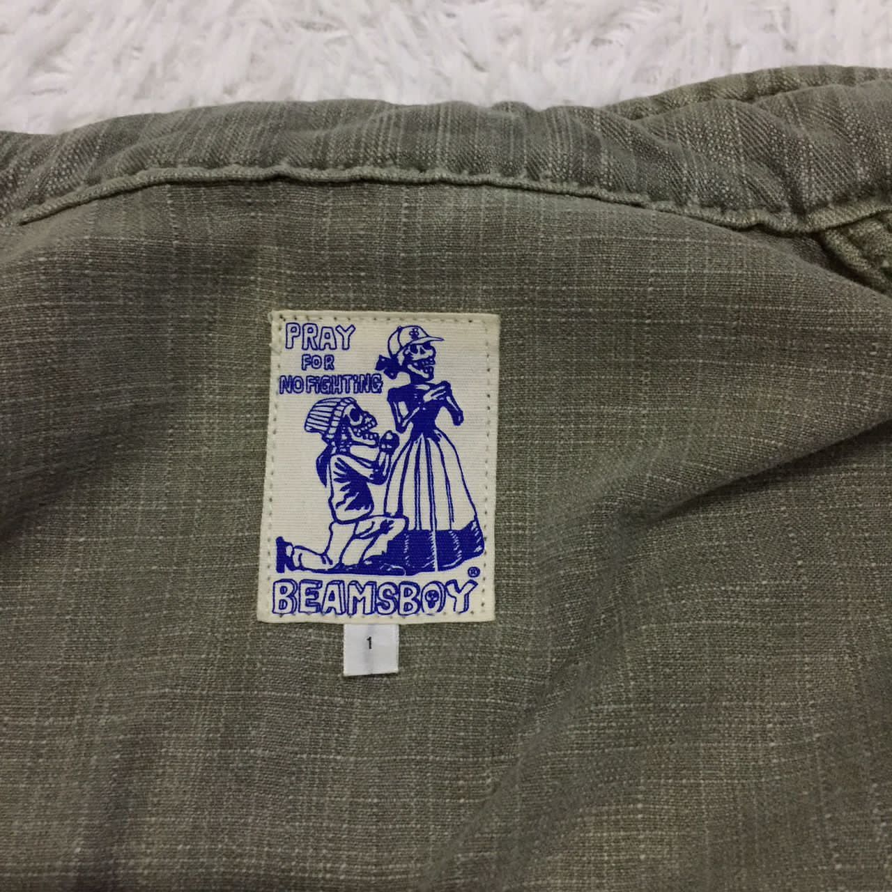 Japanese Brand BeamsBoy Pray For No Fighting Jacket Size US S / EU 44-46 / 1 - 7 Thumbnail