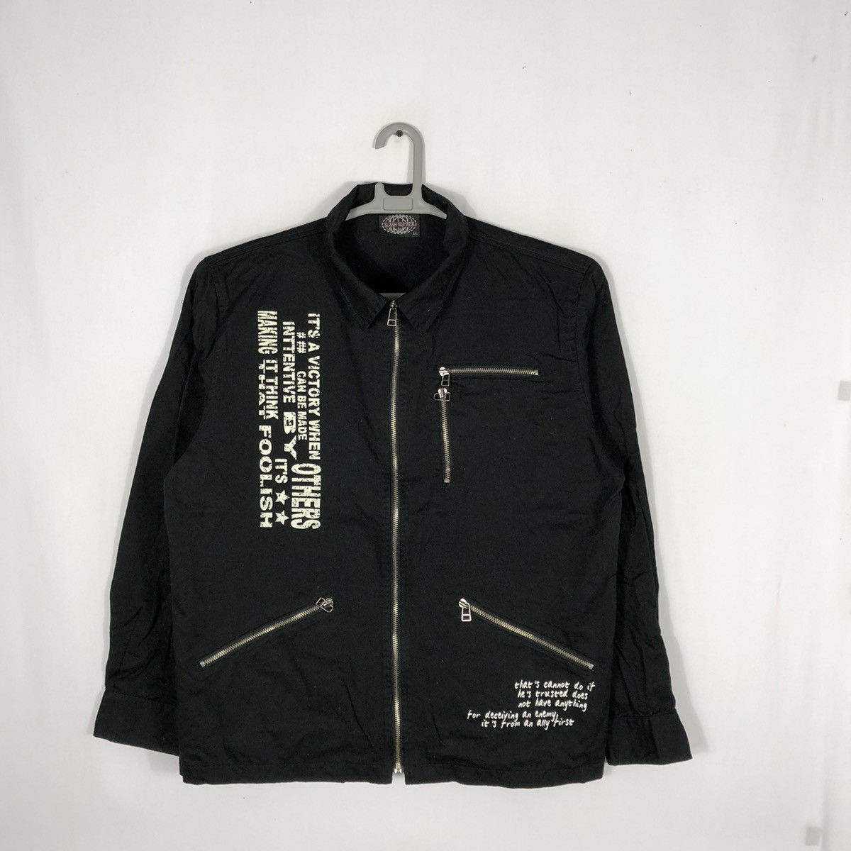 Japanese Brand × Vintage 🔥Sick🔥🇯🇵Slash Number Multi Pockets Seditionaries Punk Jacket Size US M / EU 48-50 / 2 - 1 Thumbnail