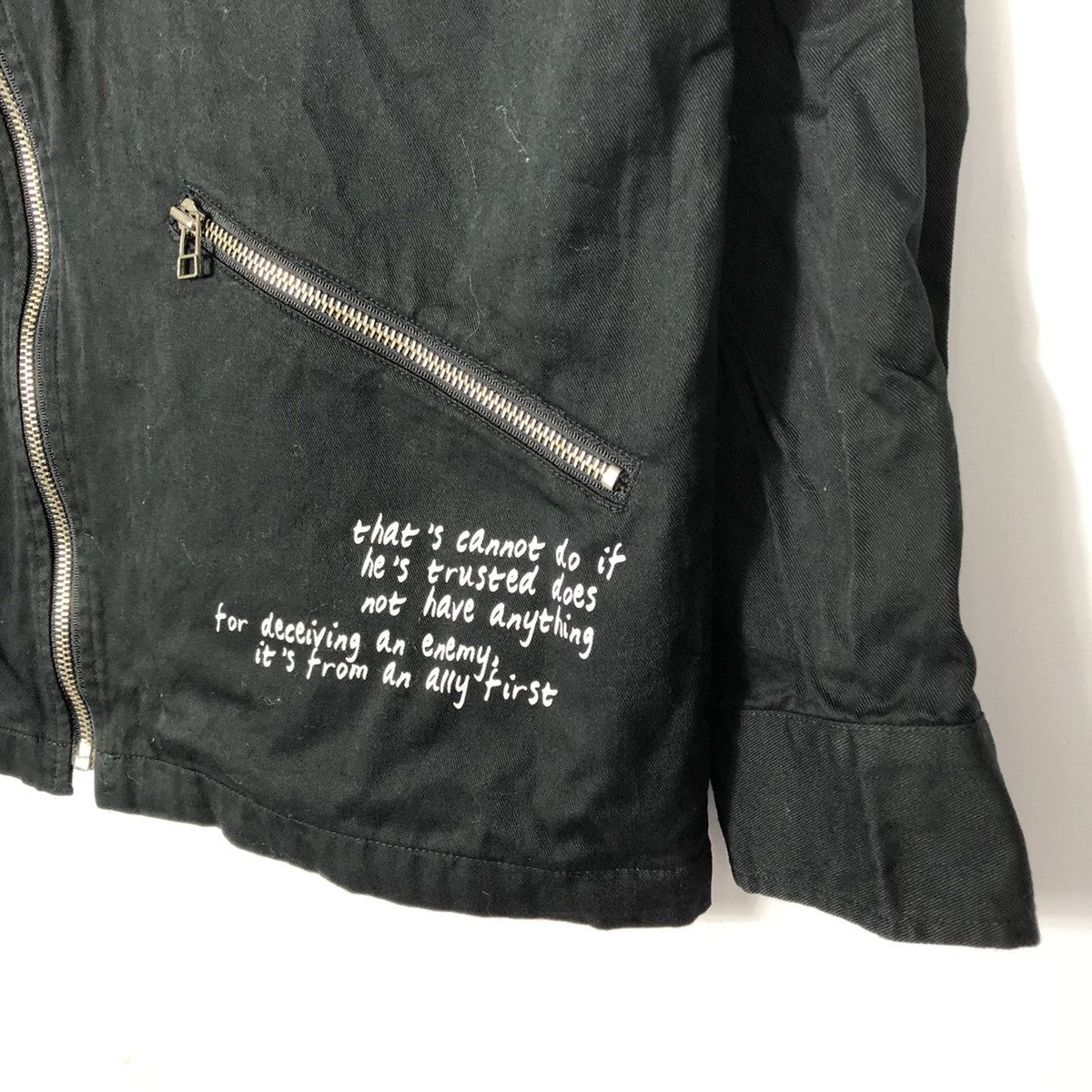 Japanese Brand × Vintage 🔥Sick🔥🇯🇵Slash Number Multi Pockets Seditionaries Punk Jacket Size US M / EU 48-50 / 2 - 6 Thumbnail
